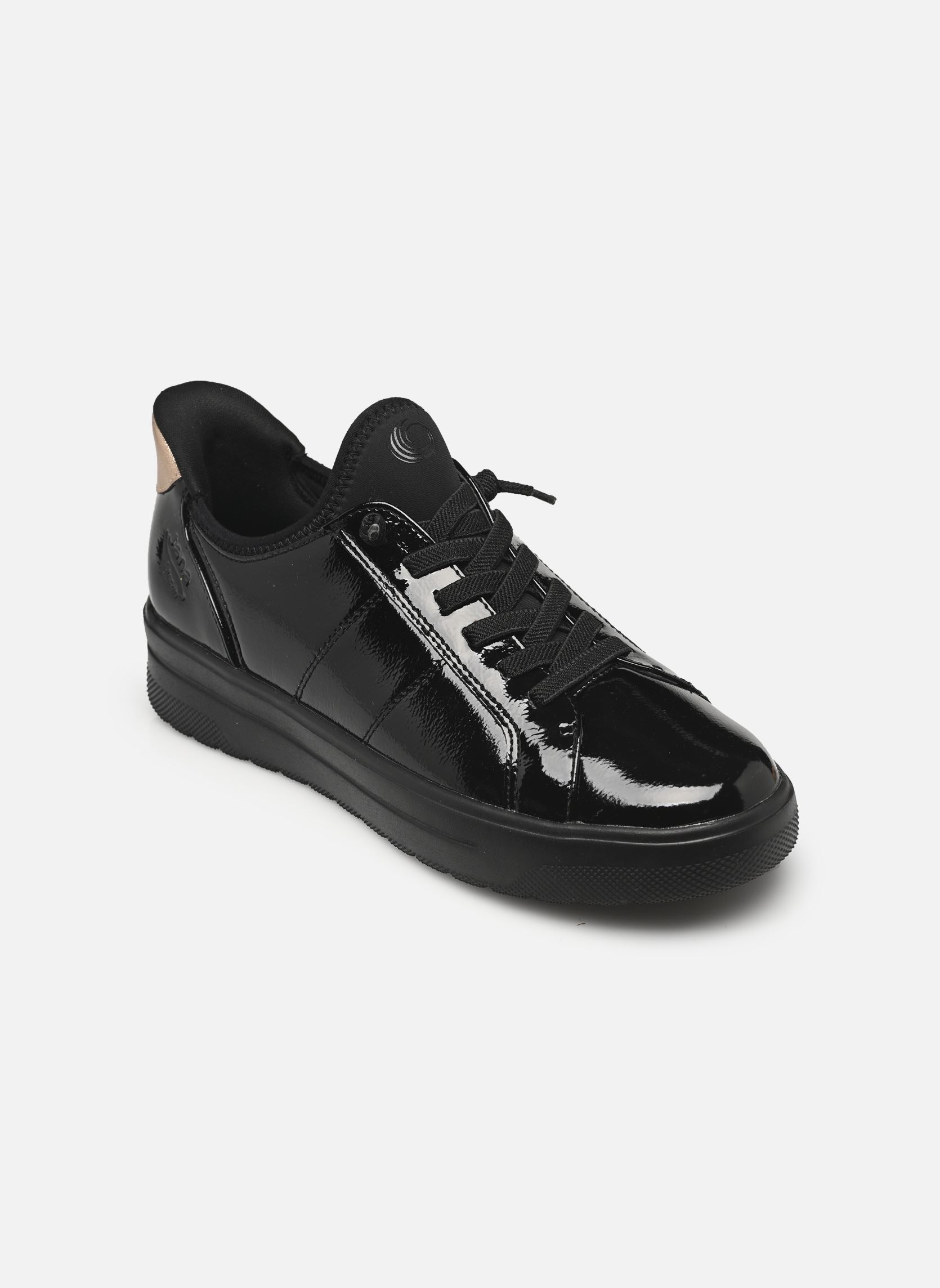 Niedrige Sneaker 23764-45 damen schwarz Jana shoes Niedrige Sneaker 23764-45 damen schwarz BLACK PATENT