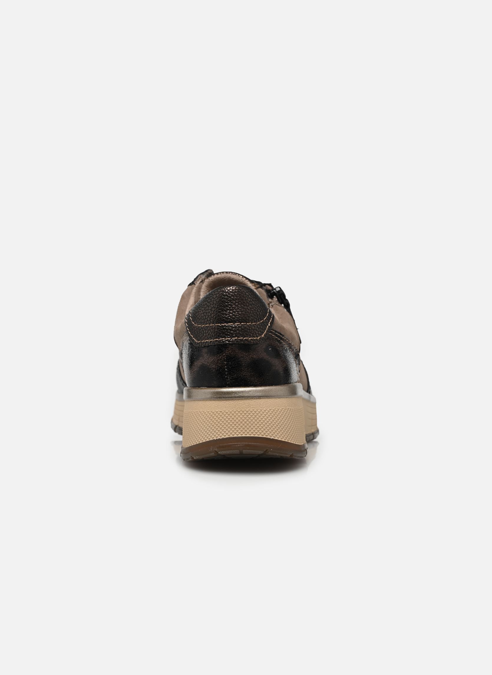 Niedrige Sneaker 23762-45 damen mehrfarbig Jana shoes Niedrige Sneaker 23762-45 damen mehrfarbig BLACK/TAUPE