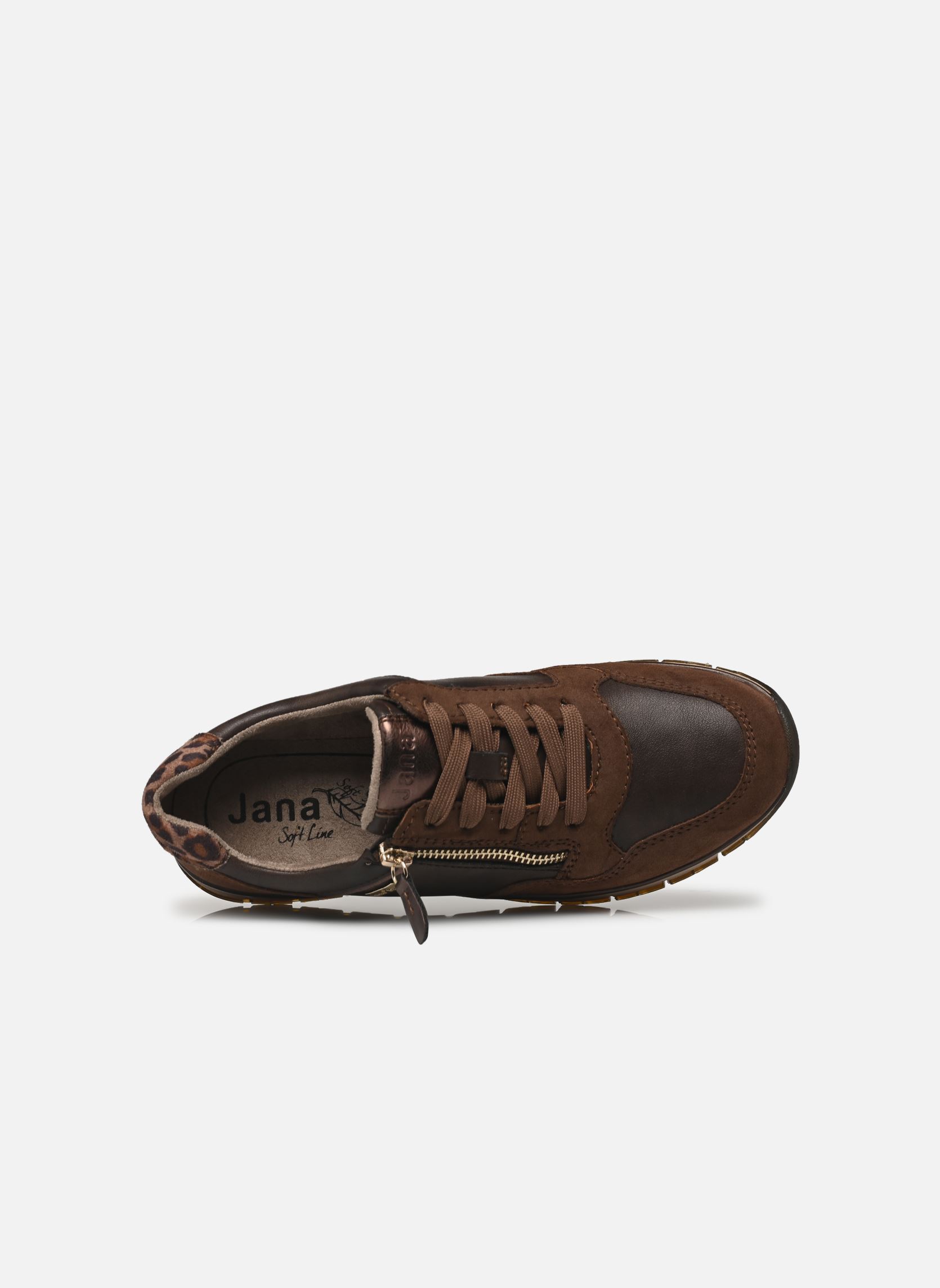 Lage sneakers 23762-45 dames bruin Jana shoes Lage sneakers 23762-45 dames bruin MOCCA COMB