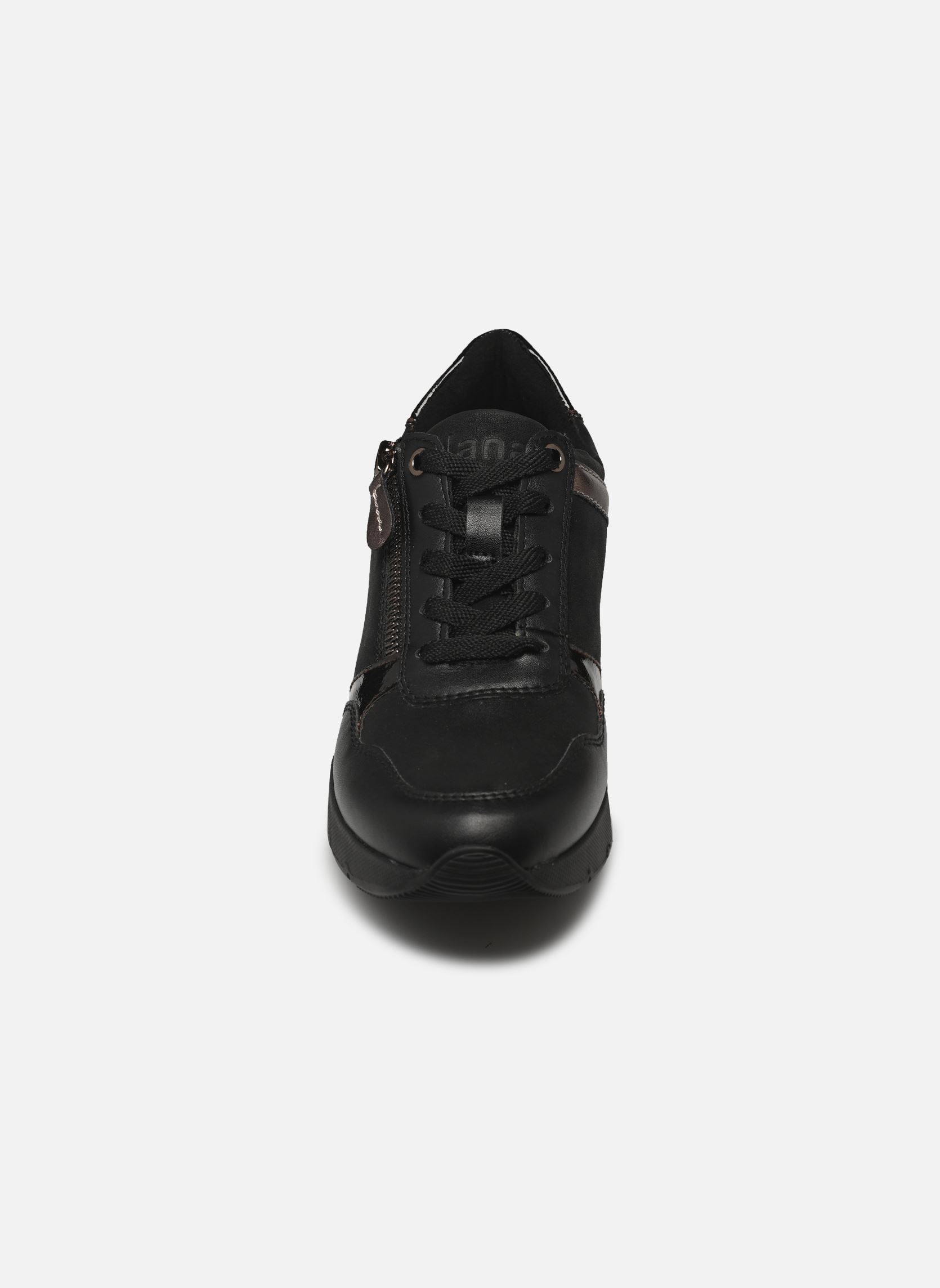Baskets compensées 23763-45 femme noir Jana shoes Baskets compensées 23763-45 femme noir Black