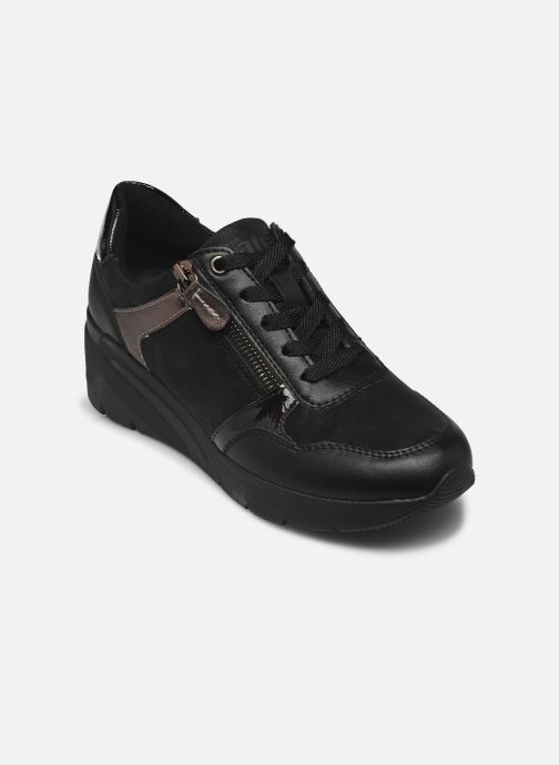Jana shoes Baskets compensées 23763-45 femme noir