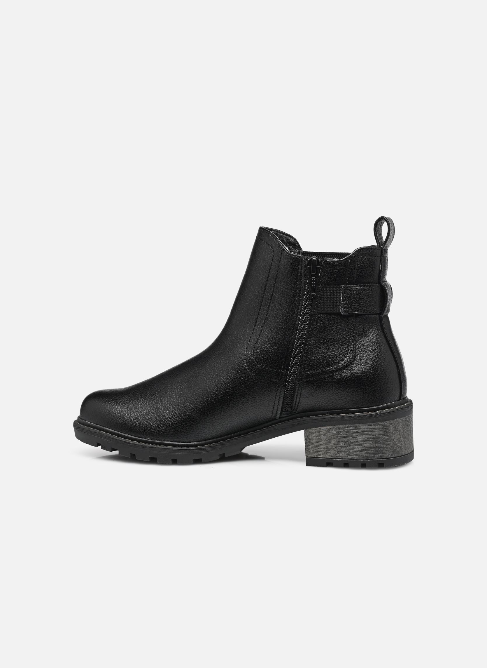 Enkellaarzen en boots 25486-45 dames zwart Jana shoes Enkellaarzen en boots 25486-45 dames zwart BLACK