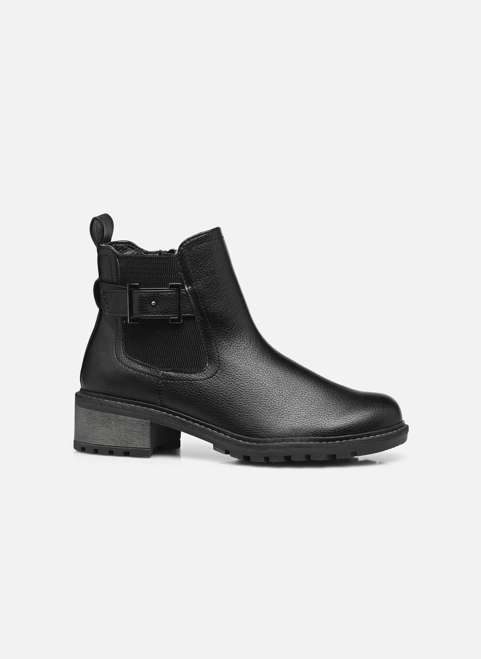 Enkellaarzen en boots 25486-45 dames zwart Jana shoes Enkellaarzen en boots 25486-45 dames zwart BLACK
