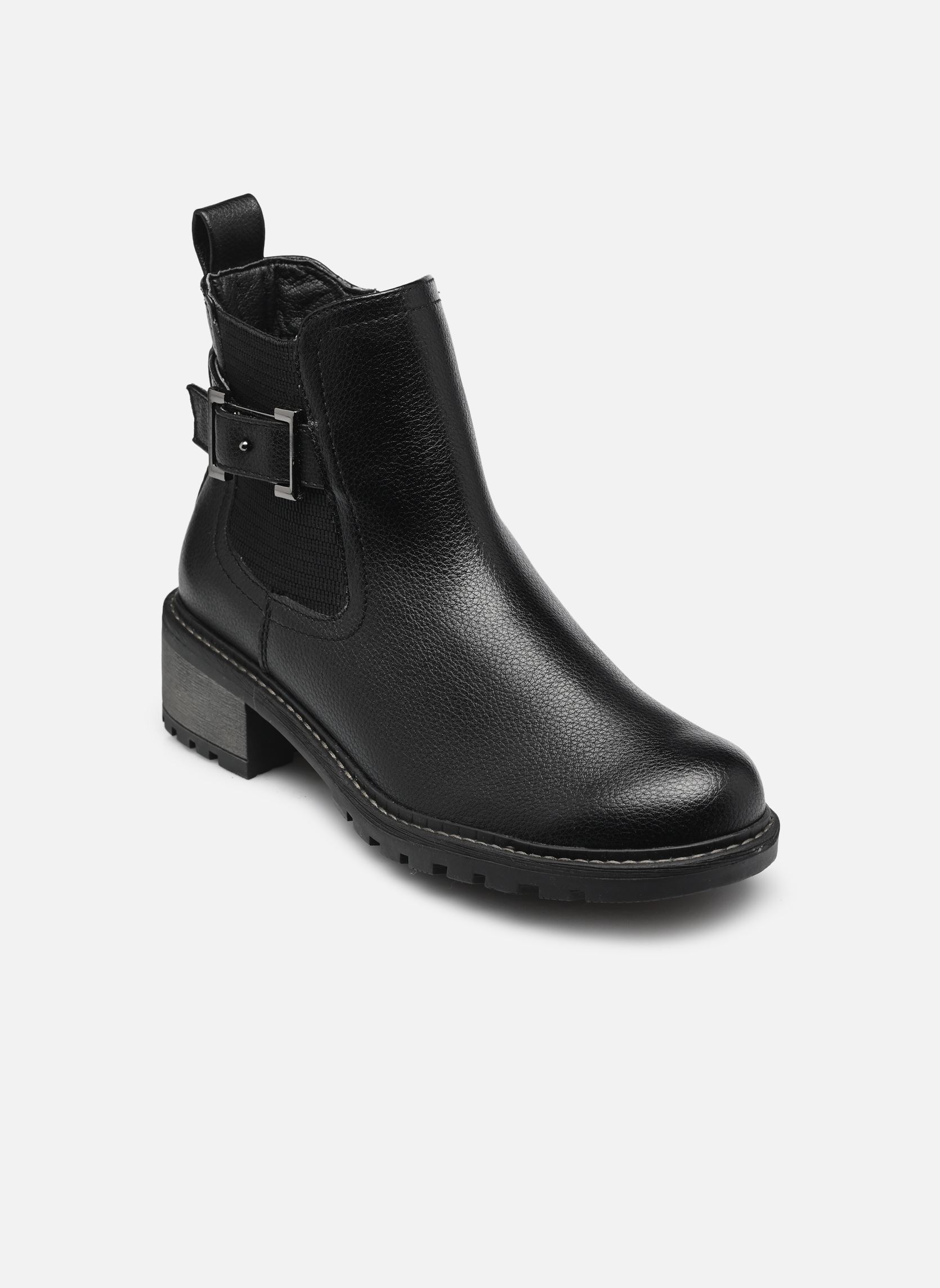 Enkellaarzen en boots 25486-45 dames zwart Jana shoes Enkellaarzen en boots 25486-45 dames zwart BLACK