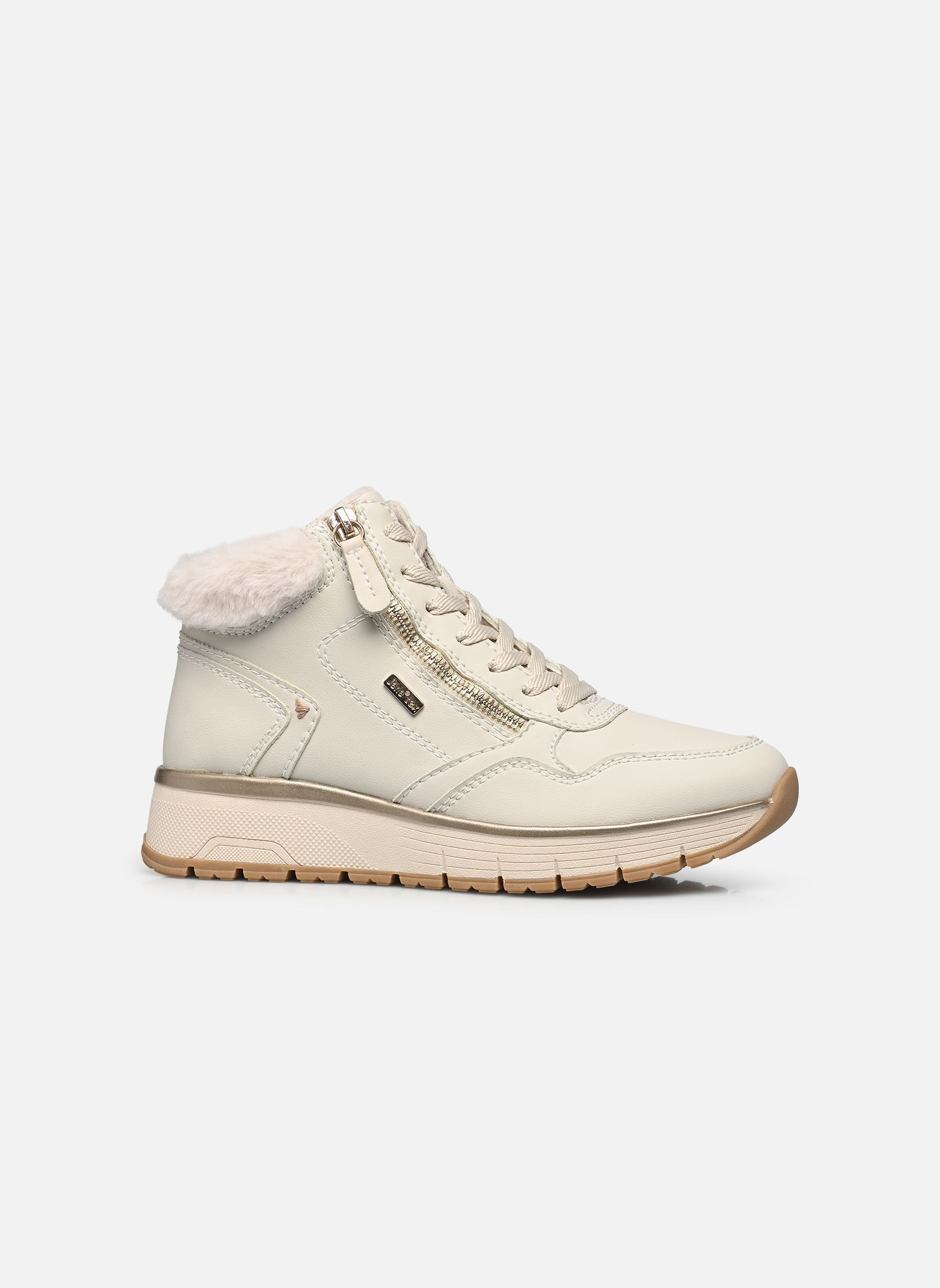 Hoge sneakers 26268-45 dames wit Jana shoes Hoge sneakers 26268-45 dames wit IVORY