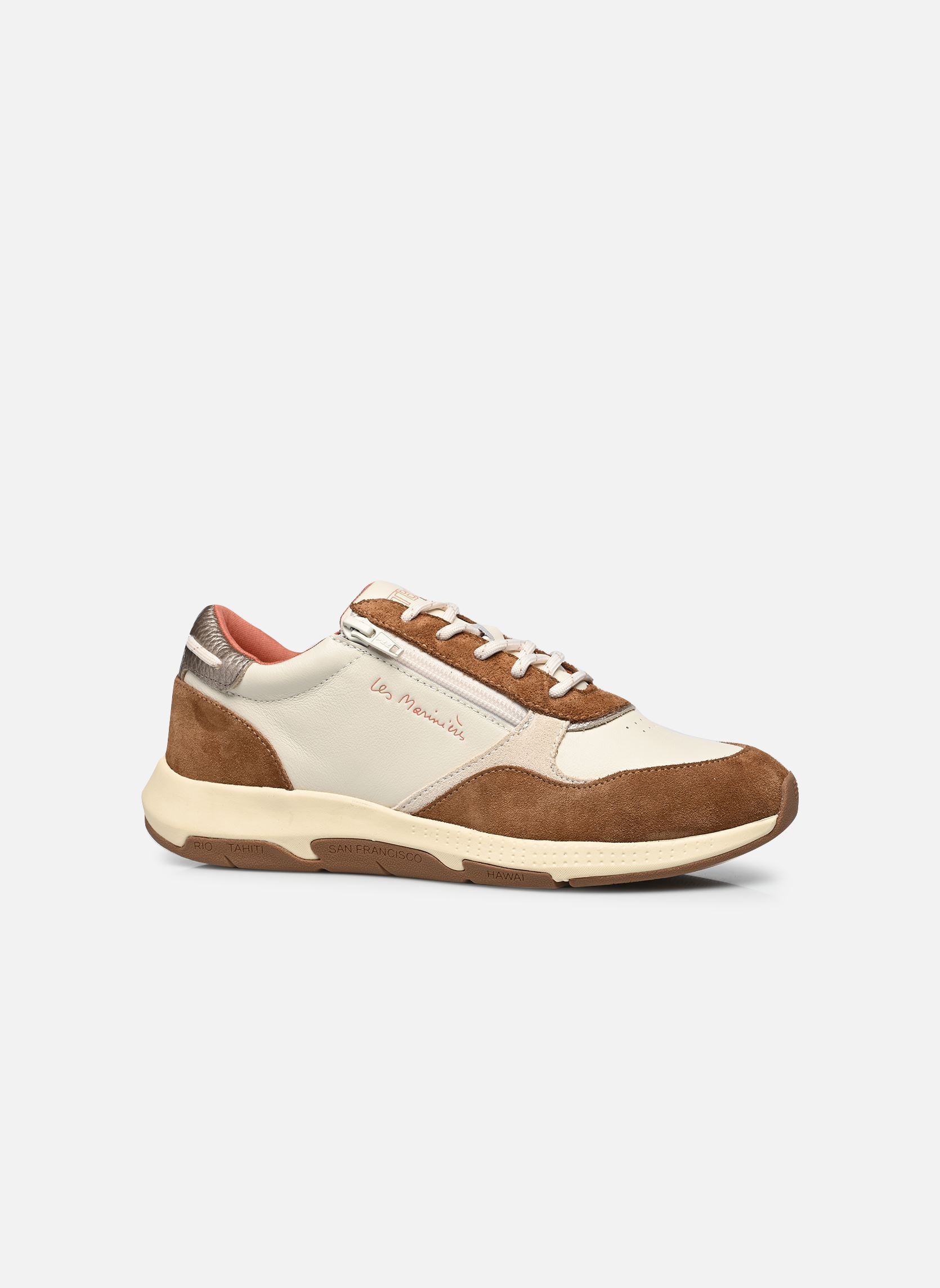 Sneaker JAZAZIP damen beige TBS Sneaker JAZAZIP damen beige BEIGE + TABAC