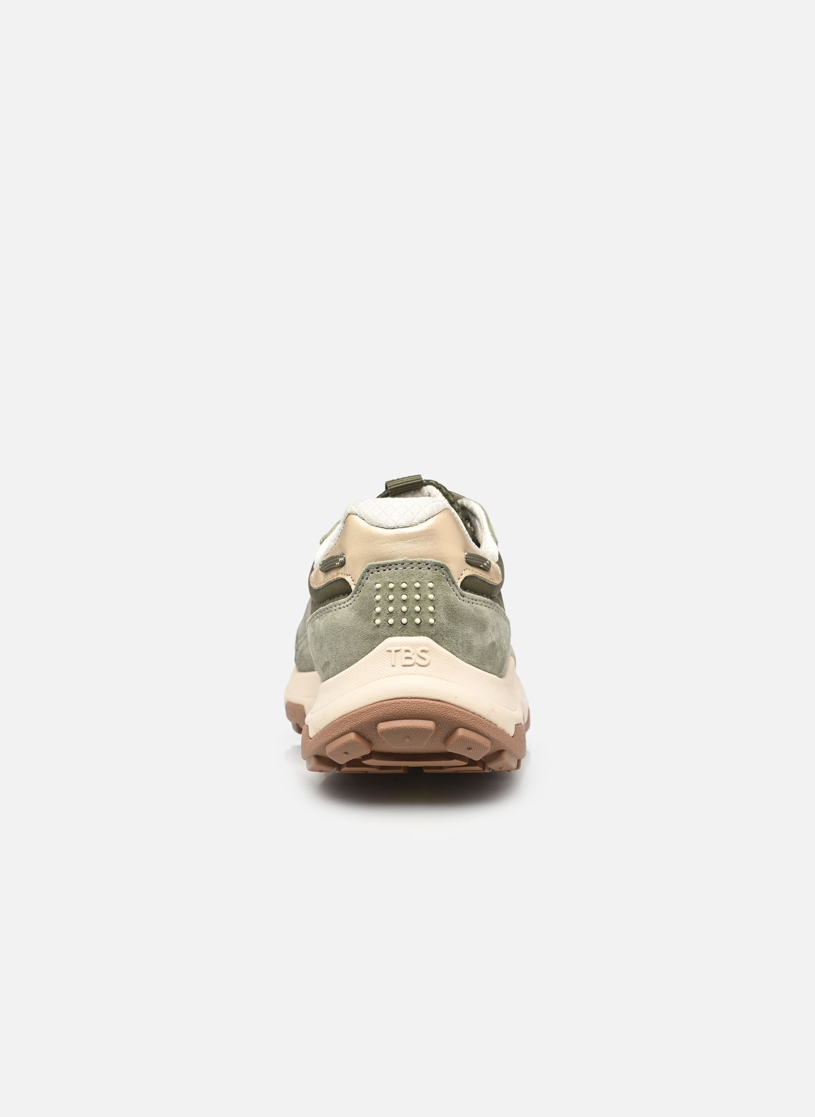 Niedrige Sneaker JAZONNE damen grün TBS Niedrige Sneaker JAZONNE damen grün KAKI + PLATINE
