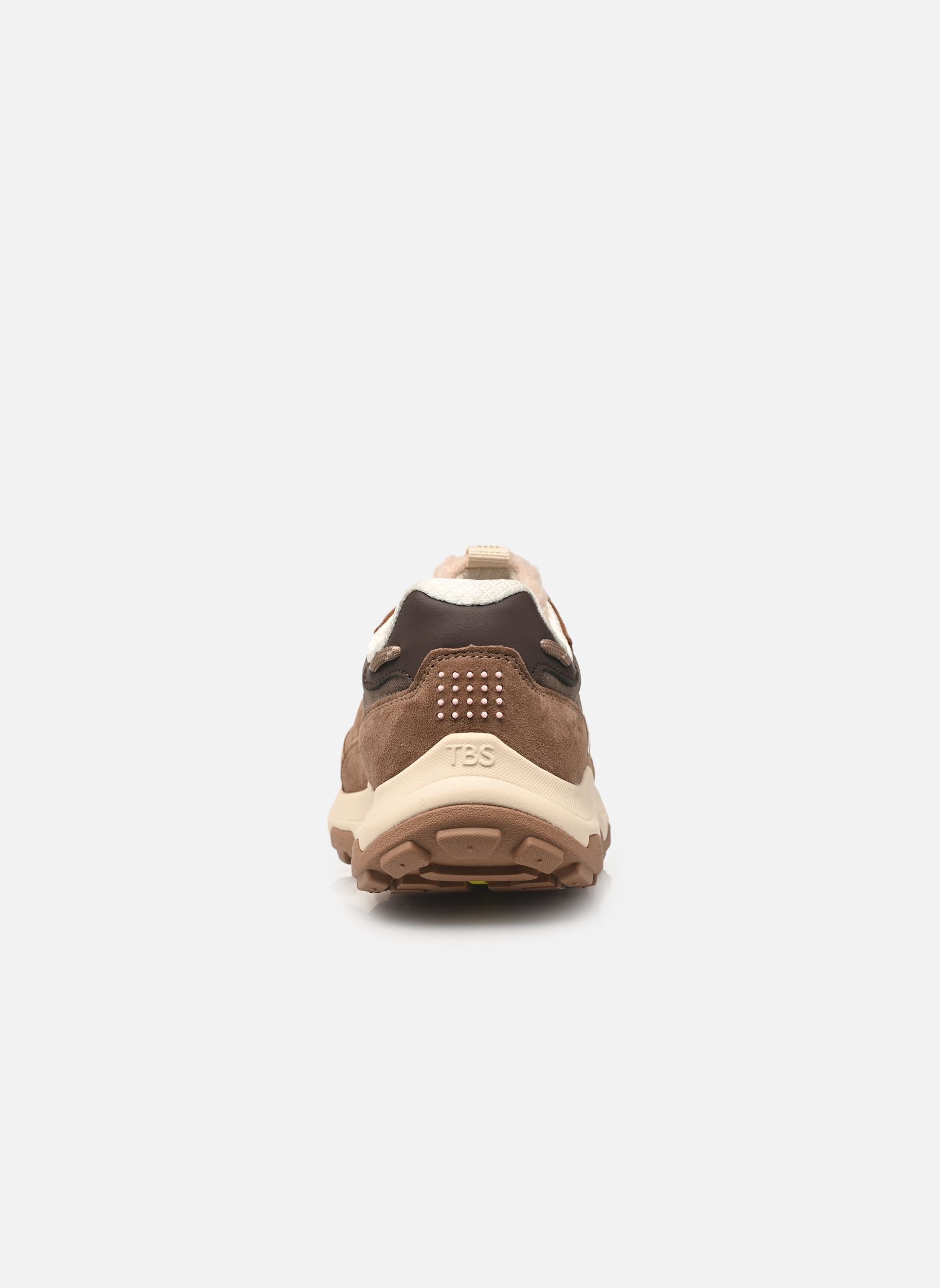 Baskets basses JAZONNE femme marron TBS Baskets basses JAZONNE femme marron NOISETTE + CREME