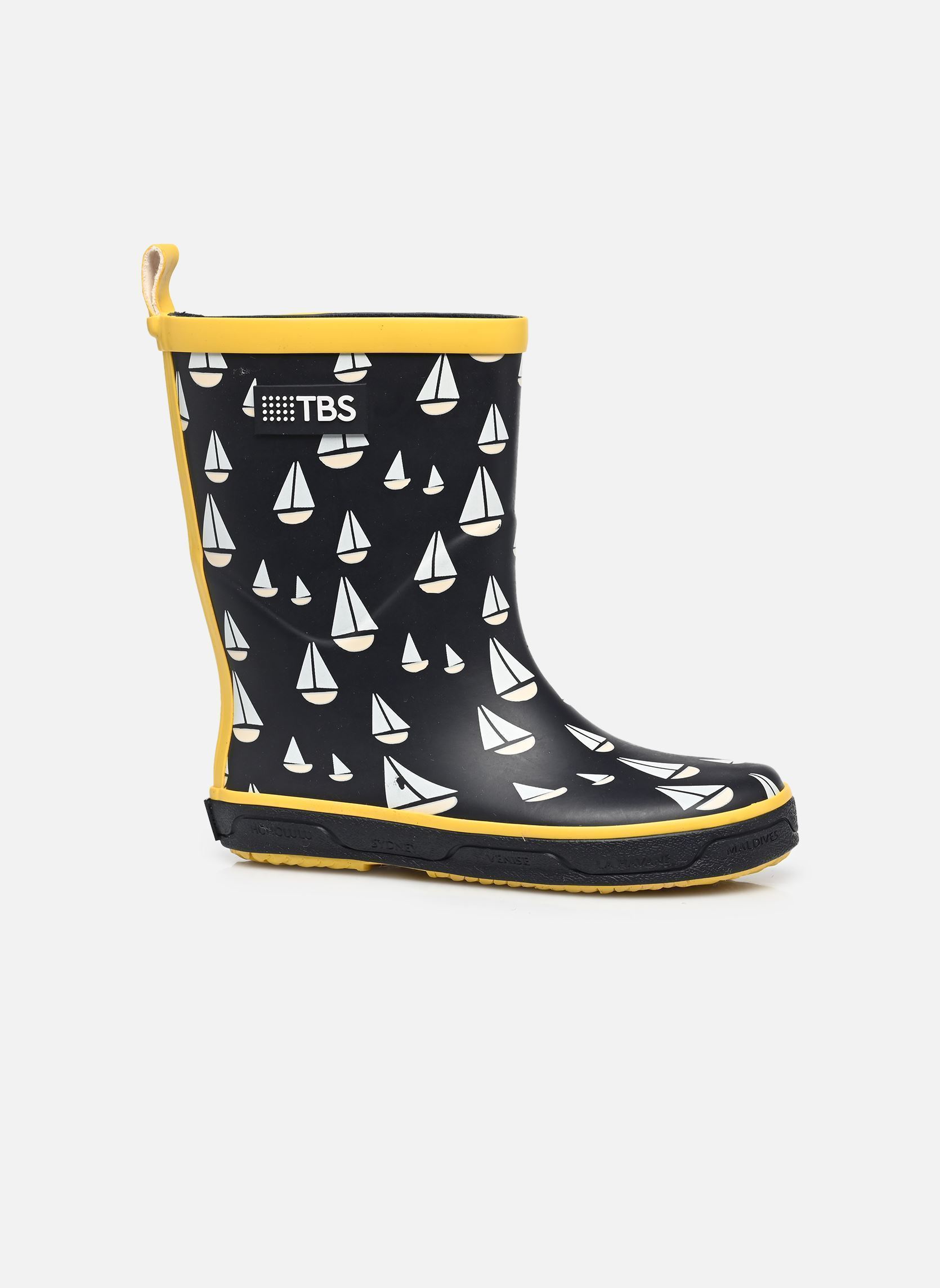 Regenlaarzen ROSARIE meisjes blauw TBS Regenlaarzen ROSARIE meisjes blauw MARINE BATEAU