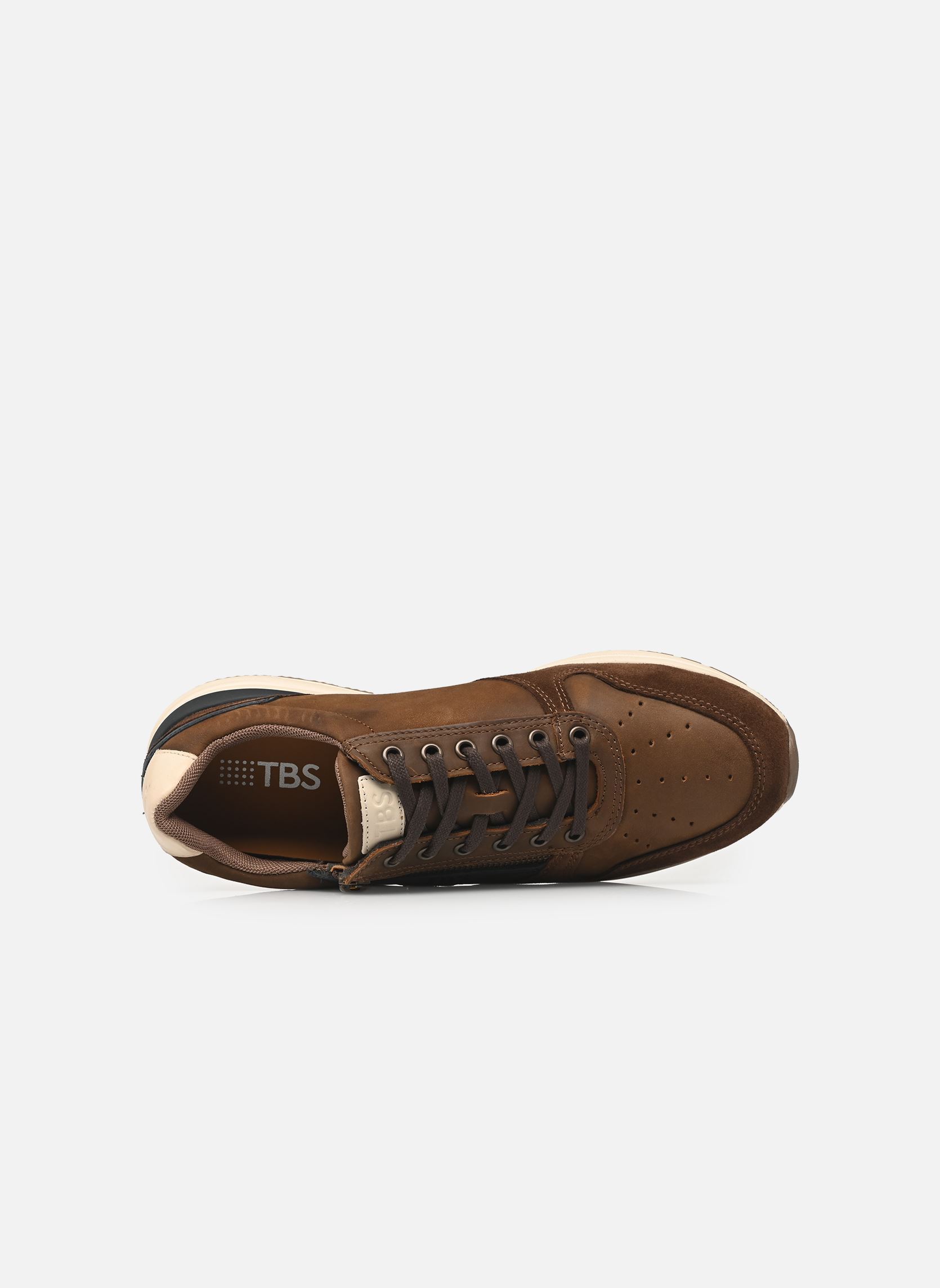 Baskets basses SLIMANE homme marron TBS Baskets basses SLIMANE homme marron COGNAC