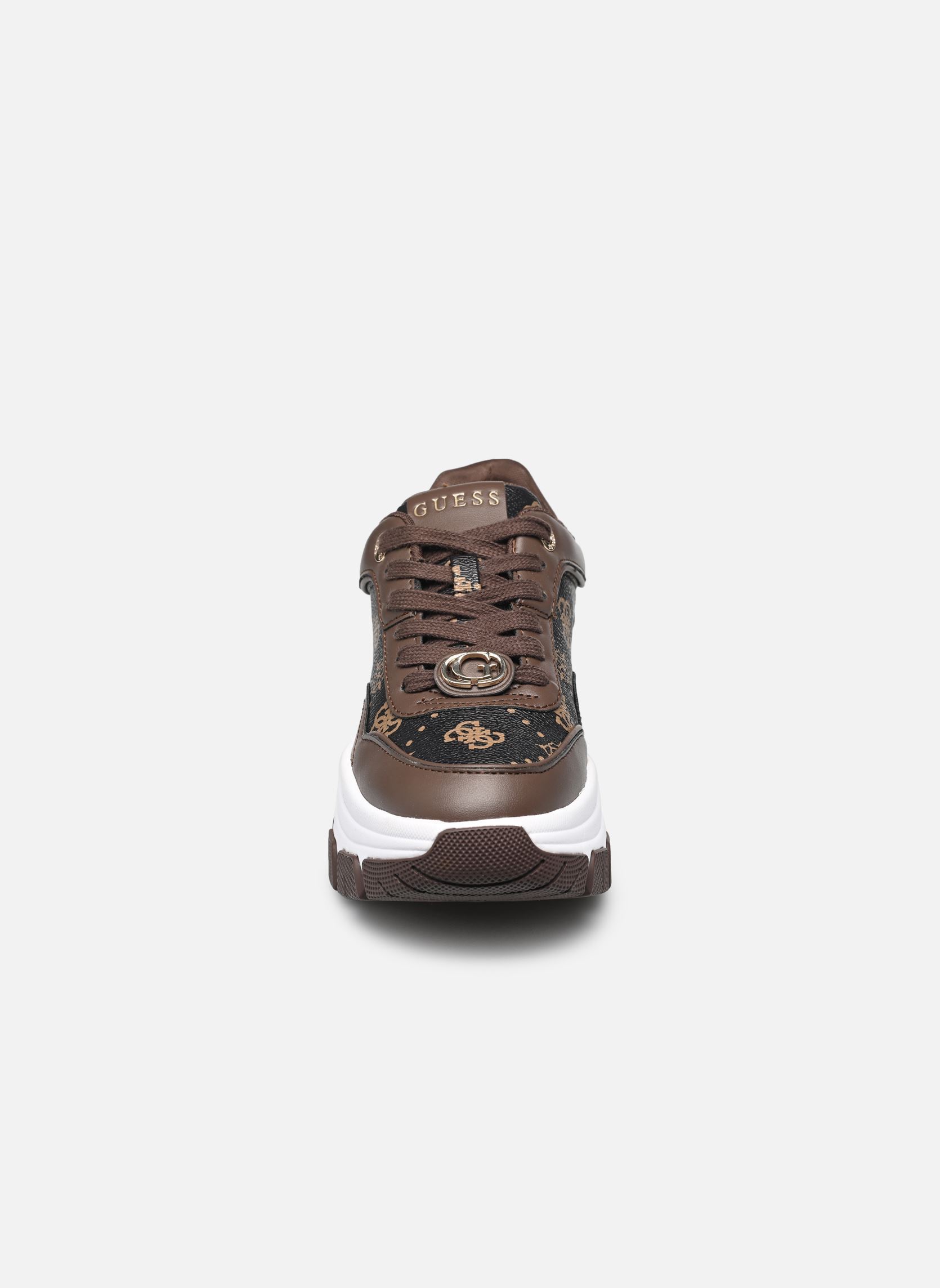 Sneakers BERRETT2 dames bruin Guess Sneakers BERRETT2 dames bruin Brown