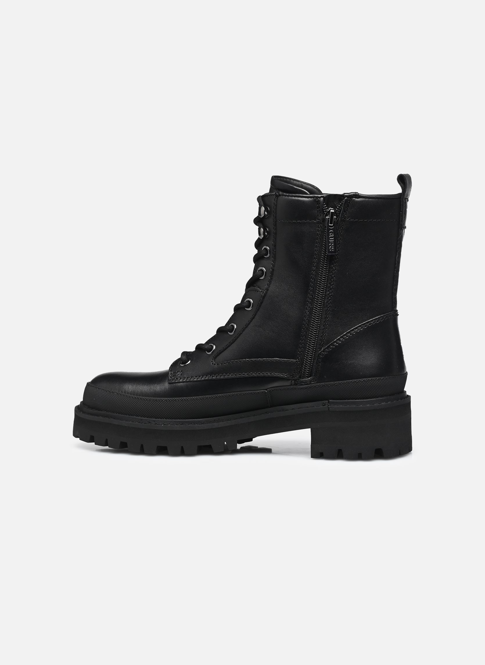 Geschnürte Stiefeletten BADA2 damen schwarz Guess Geschnürte Stiefeletten BADA2 damen schwarz Black