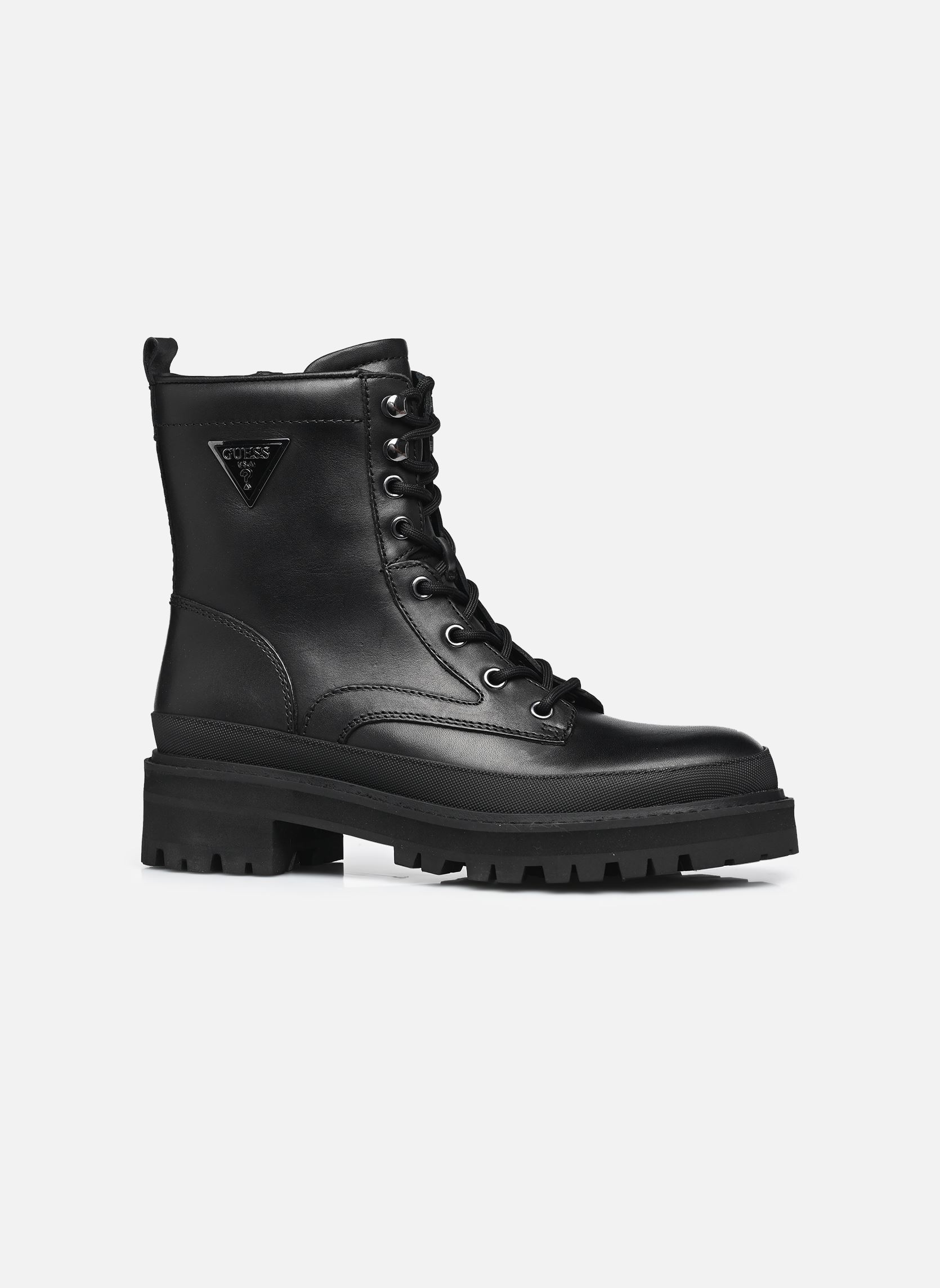 Geschnürte Stiefeletten BADA2 damen schwarz Guess Geschnürte Stiefeletten BADA2 damen schwarz Black