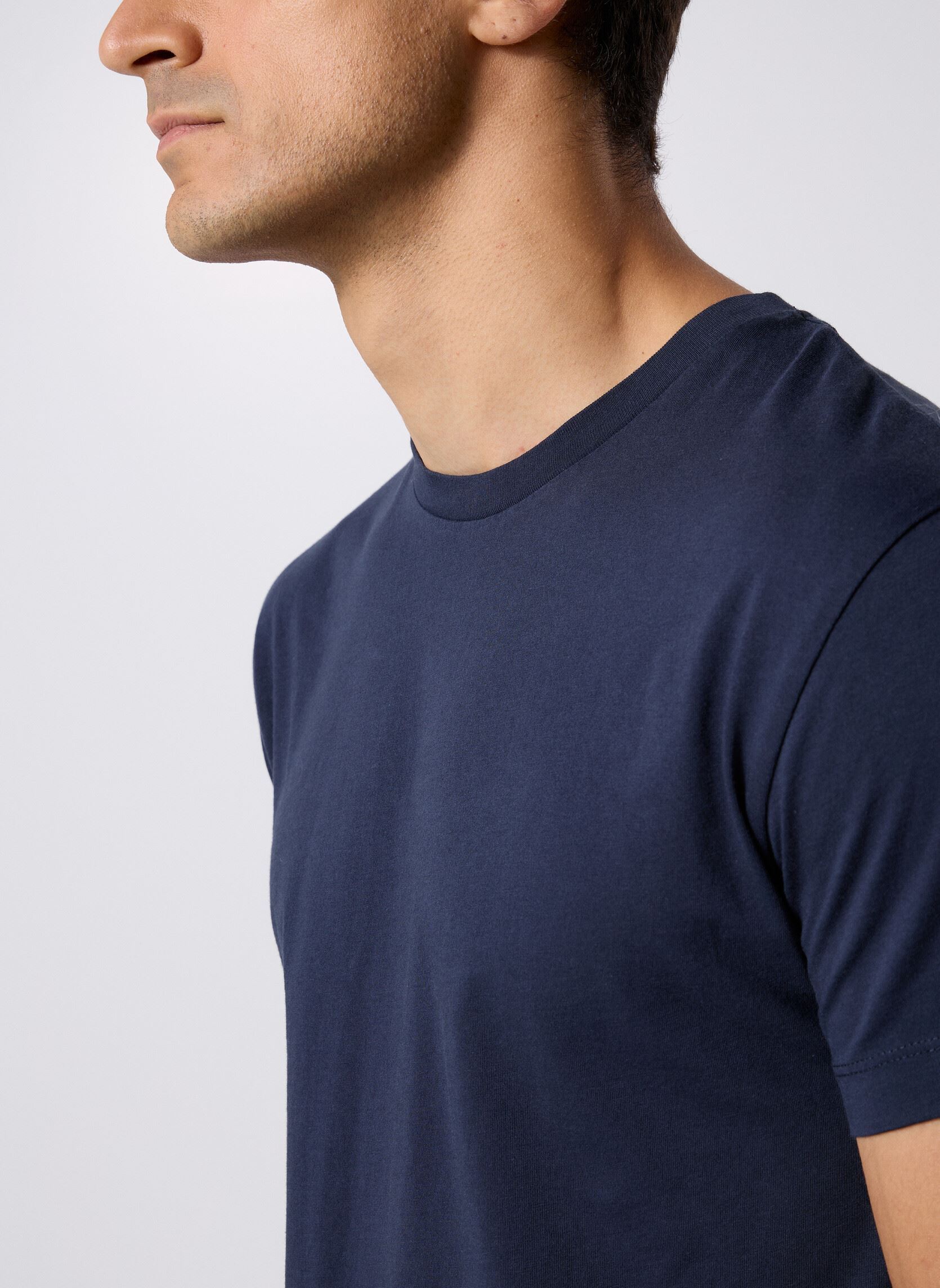Tee-shirts manches courtes Kronos O-N Ss 273 homme bleu Samsoe Samsoe Tee-shirts manches courtes Kronos O-N Ss 273 homme bleu Total Eclipse