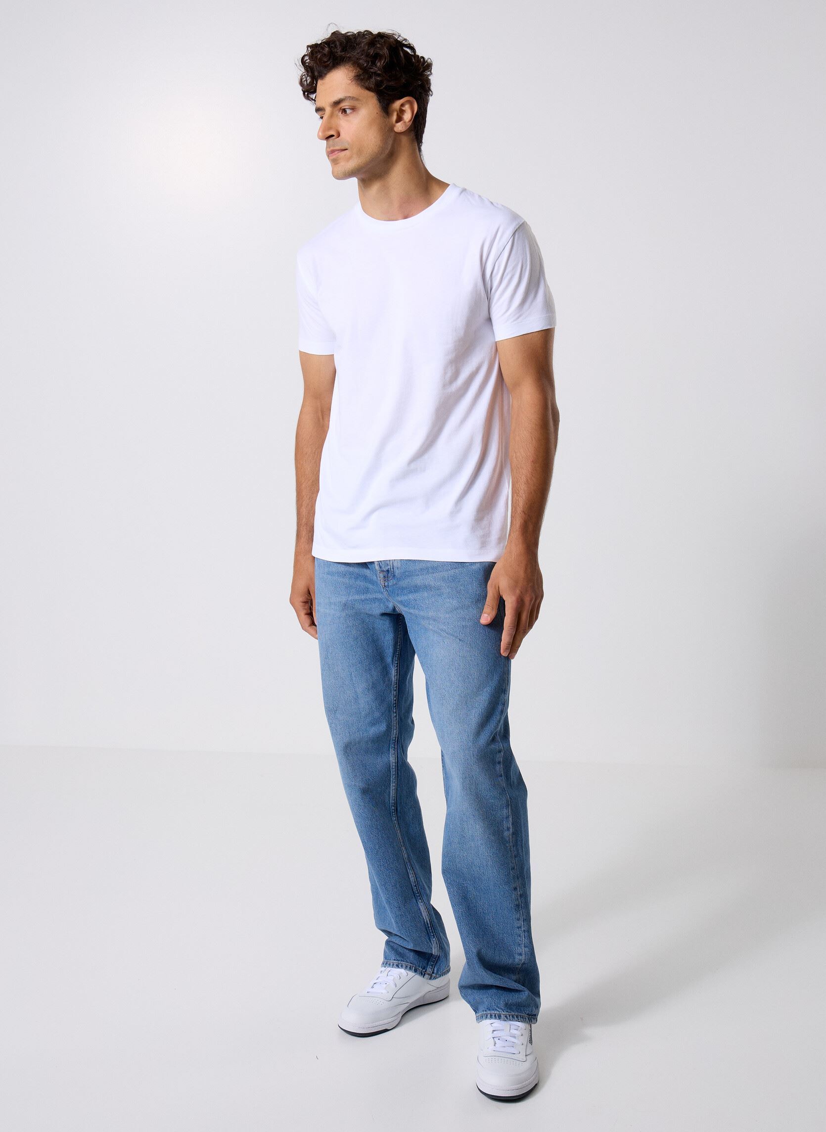 Tee-shirts manches courtes Kronos O-N Ss 273 homme blanc Samsoe Samsoe Tee-shirts manches courtes Kronos O-N Ss 273 homme blanc White