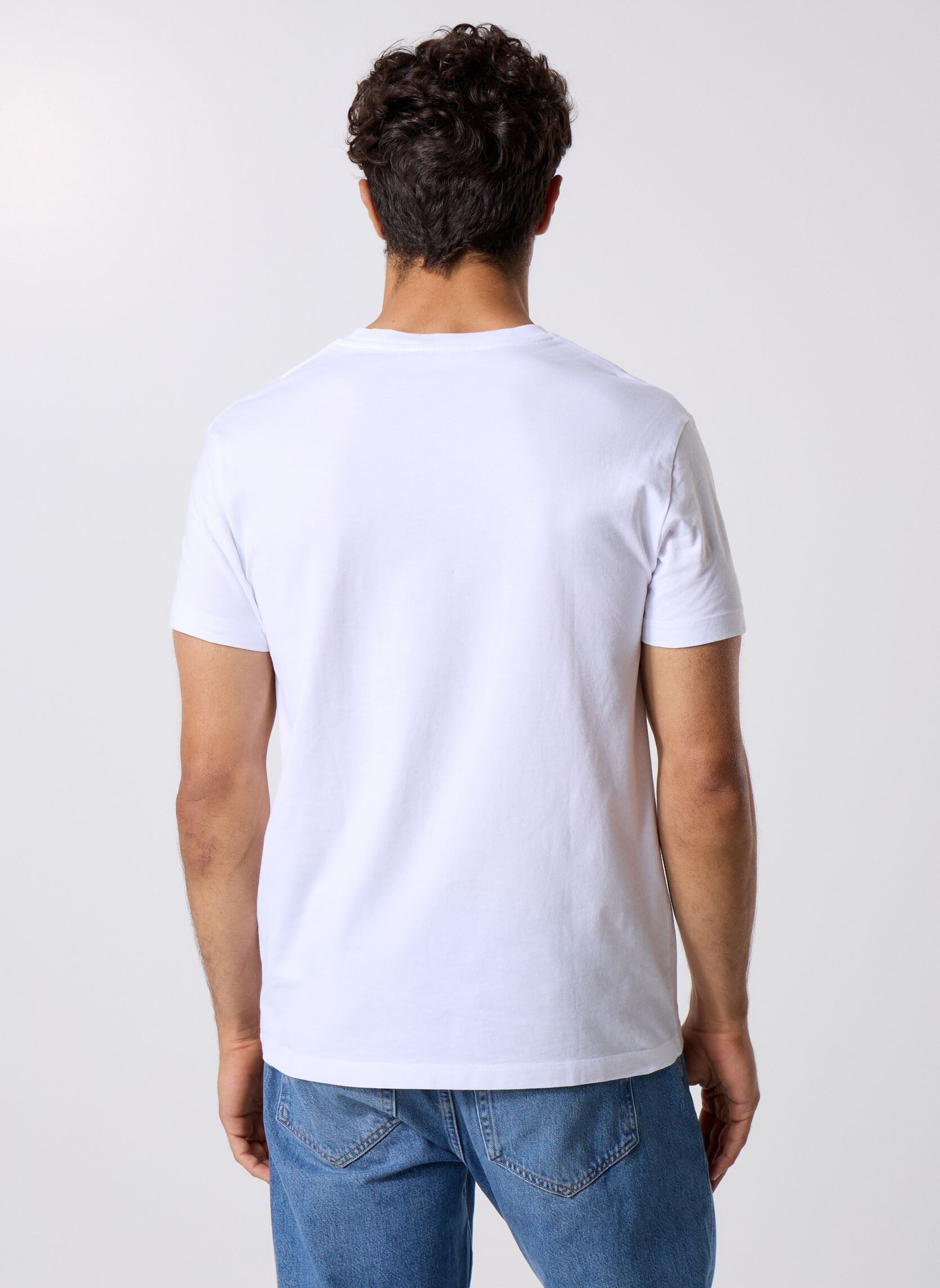 Tee-shirts manches courtes Kronos O-N Ss 273 homme blanc Samsoe Samsoe Tee-shirts manches courtes Kronos O-N Ss 273 homme blanc White