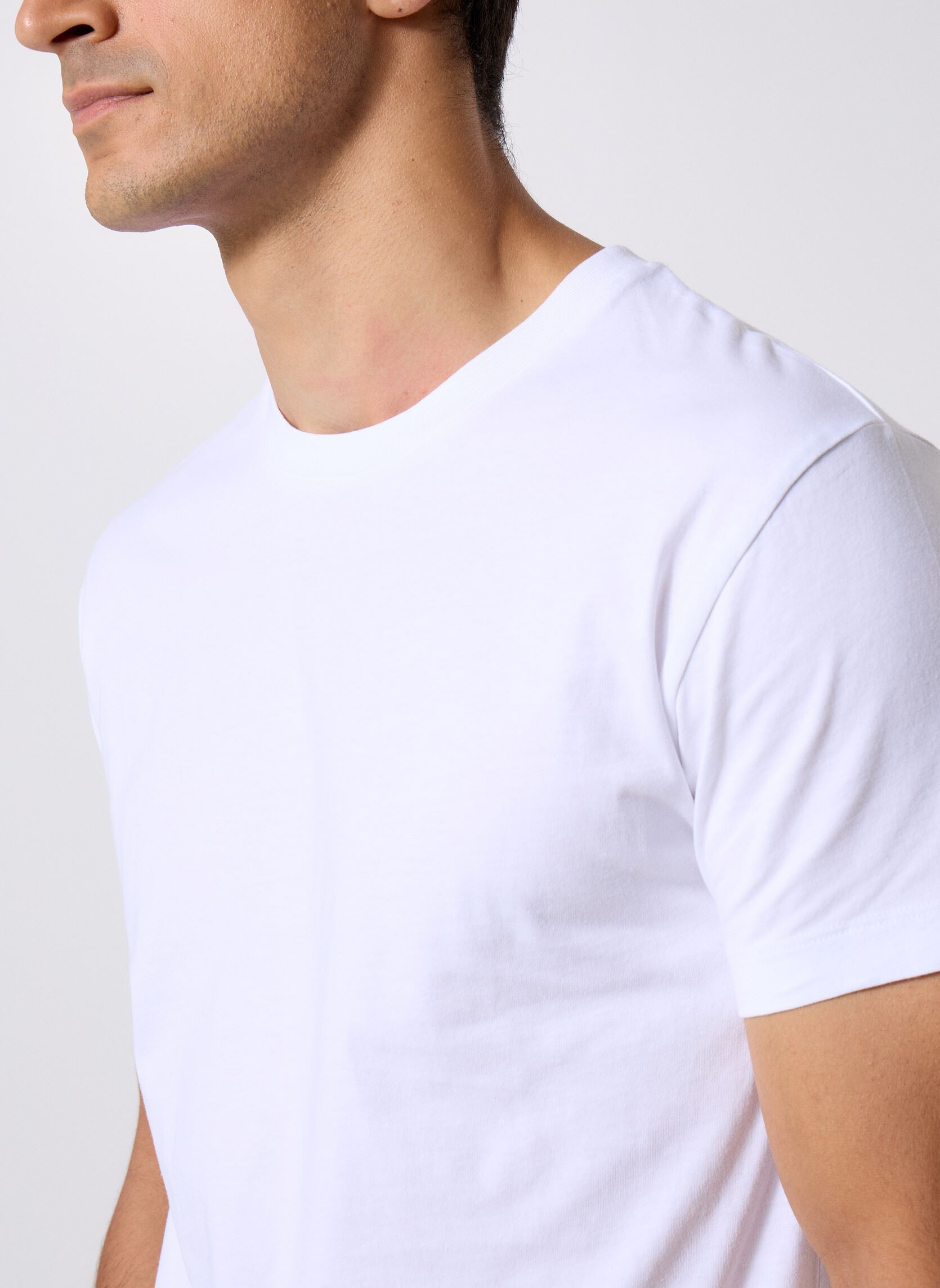 Tee-shirts manches courtes Kronos O-N Ss 273 homme blanc Samsoe Samsoe Tee-shirts manches courtes Kronos O-N Ss 273 homme blanc White