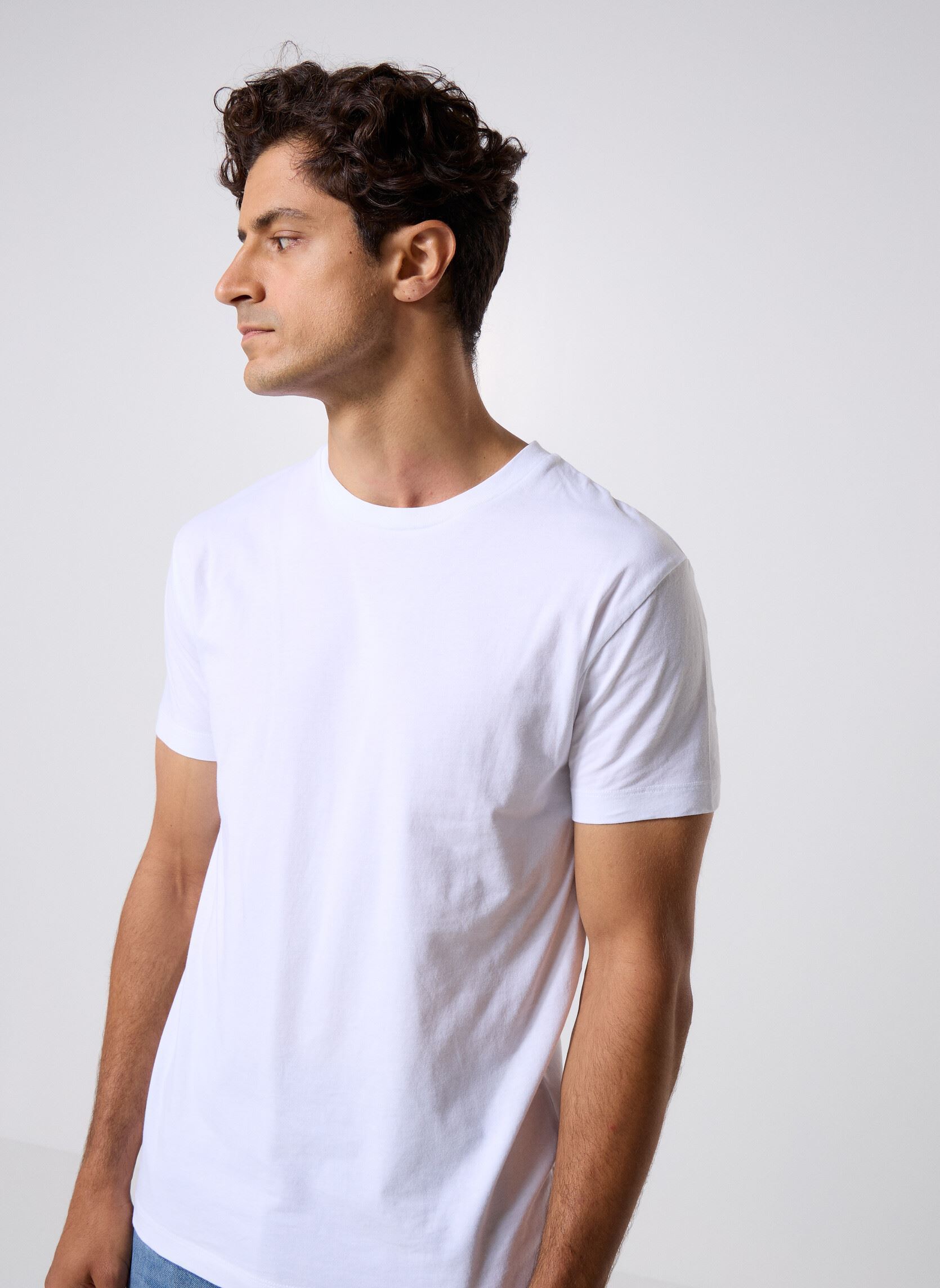 Tee-shirts manches courtes Kronos O-N Ss 273 homme blanc Samsoe Samsoe Tee-shirts manches courtes Kronos O-N Ss 273 homme blanc White