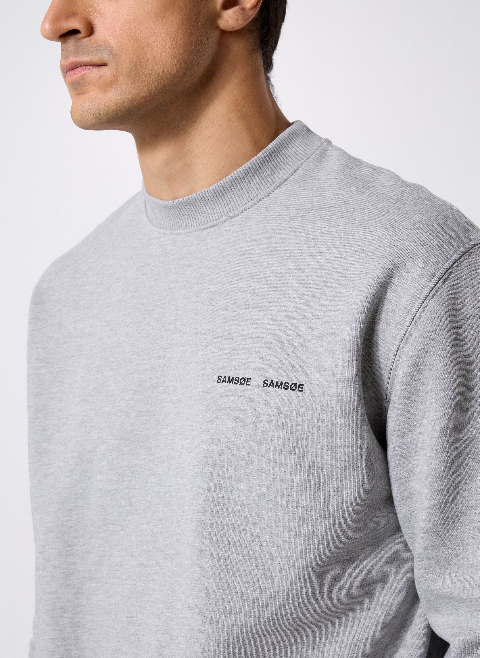 Sweats Norsbro Crew Neck 11727 homme gris Samsoe Samsoe Sweats Norsbro Crew Neck 11727 homme gris GREY MEL.
