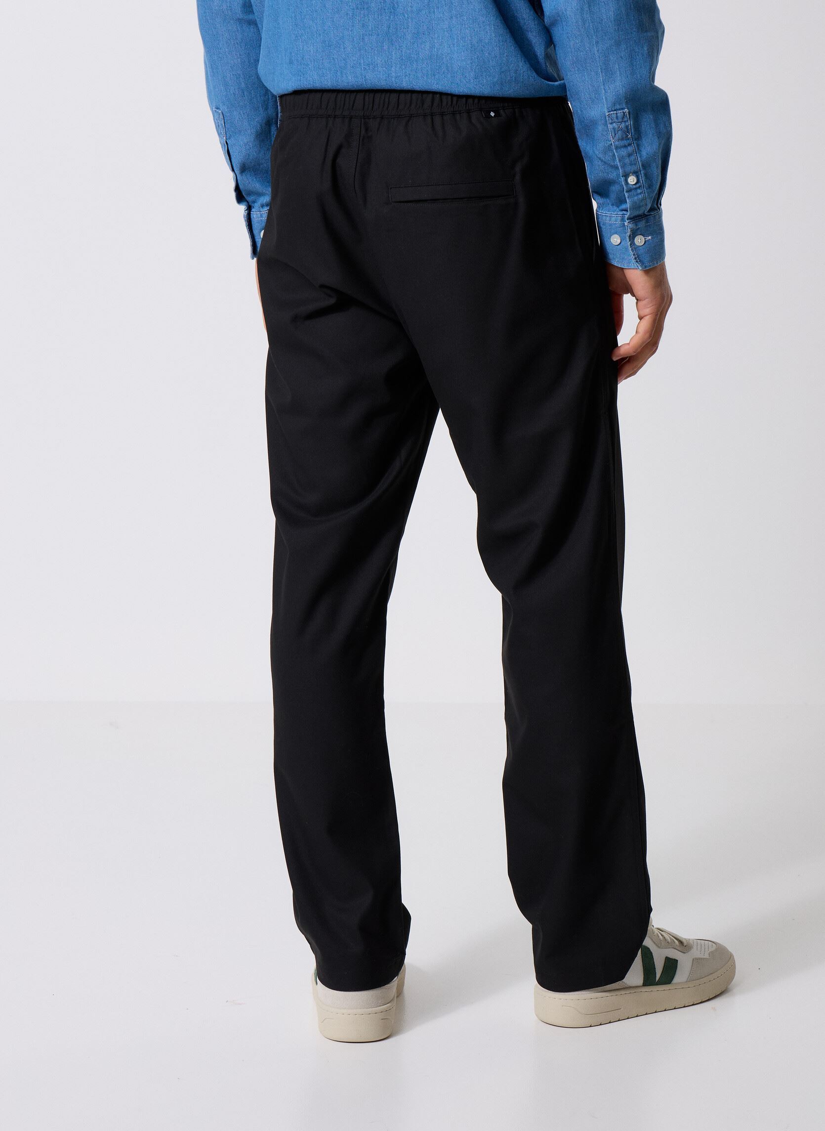 Pantalons droits Sajabari X Trousers 14930 homme noir Samsoe Samsoe Pantalons droits Sajabari X Trousers 14930 homme noir Black