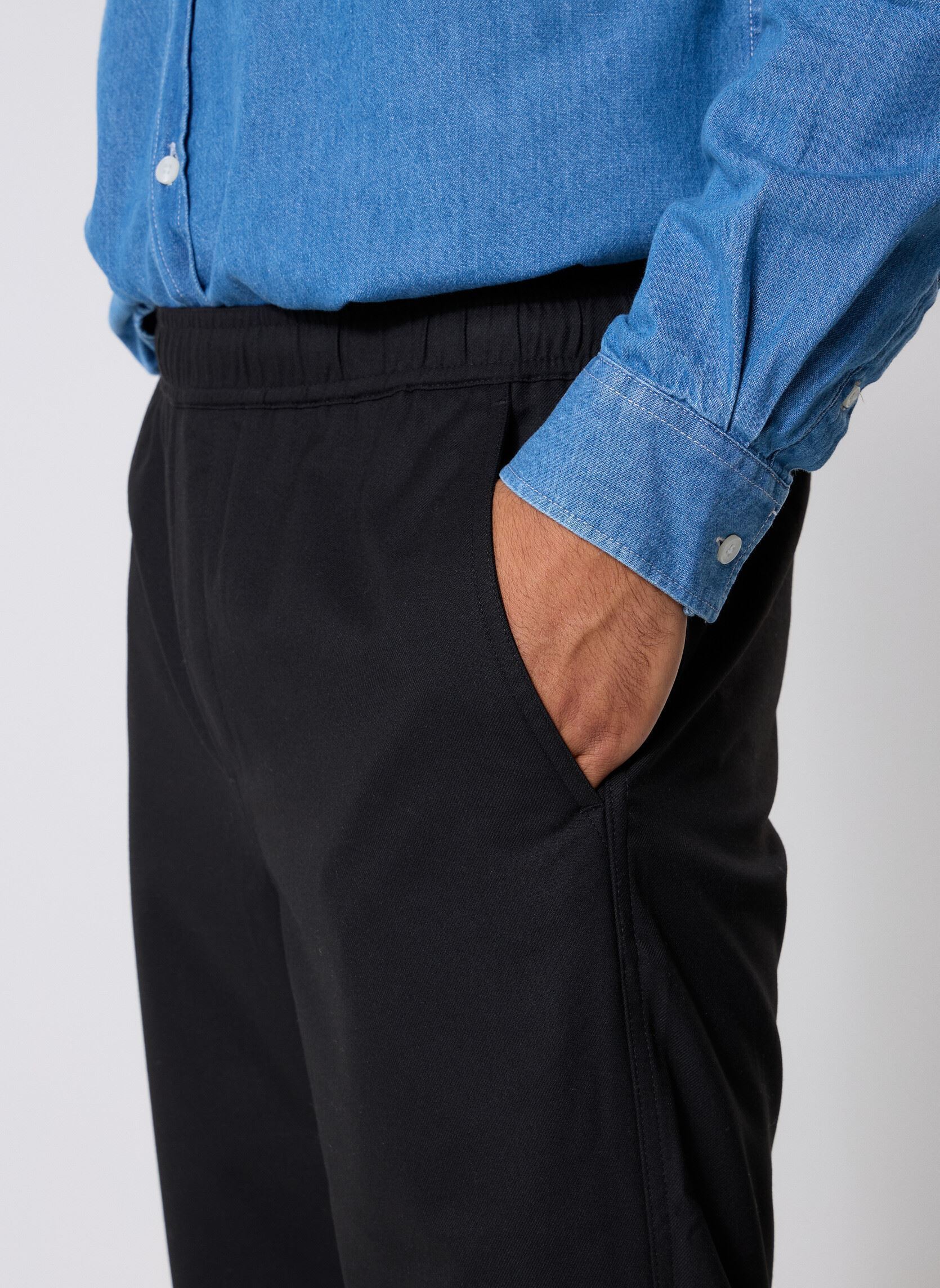 Pantalons droits Sajabari X Trousers 14930 homme noir Samsoe Samsoe Pantalons droits Sajabari X Trousers 14930 homme noir Black