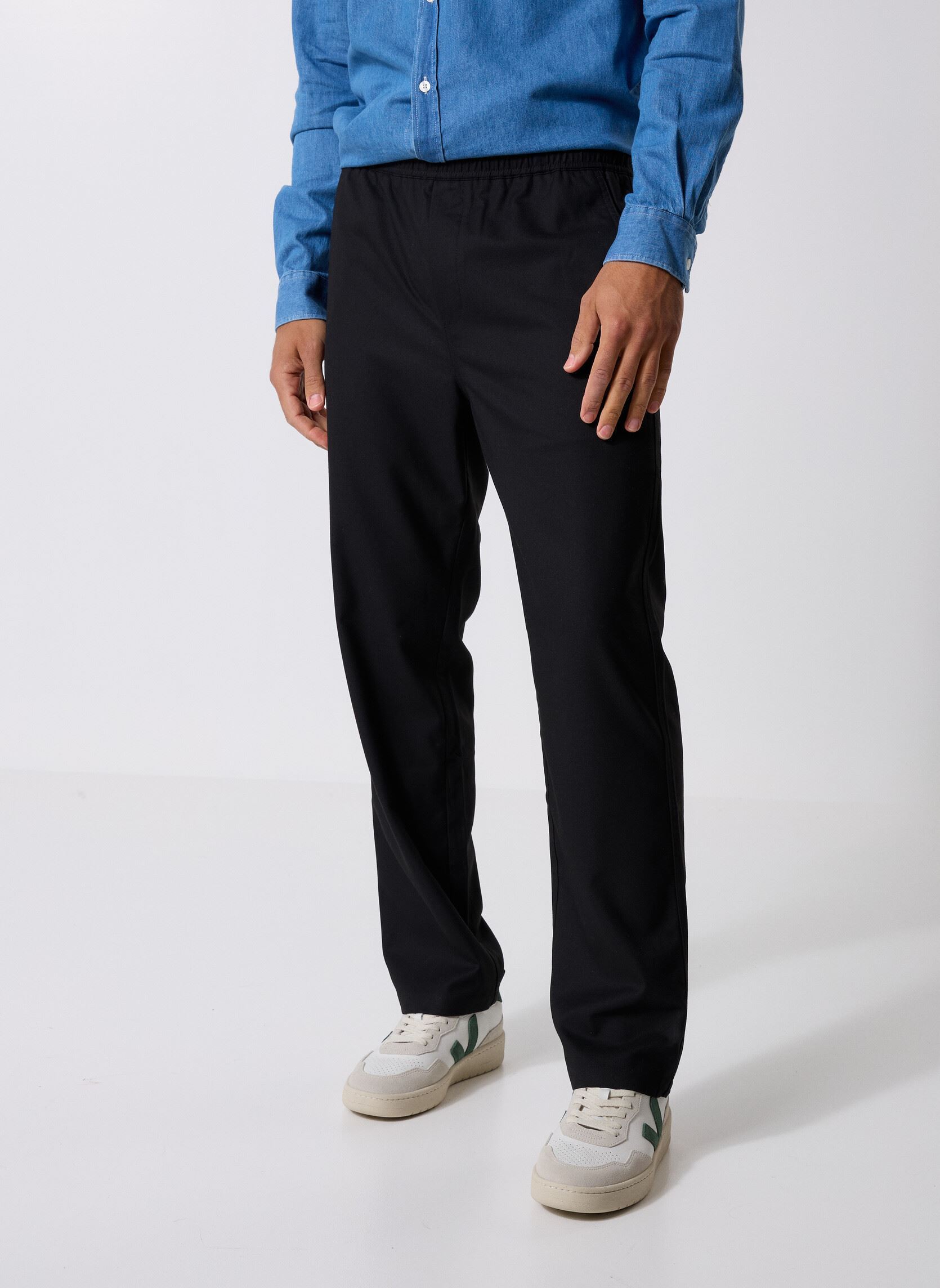 Pantalons droits Sajabari X Trousers 14930 homme noir Samsoe Samsoe Pantalons droits Sajabari X Trousers 14930 homme noir Black