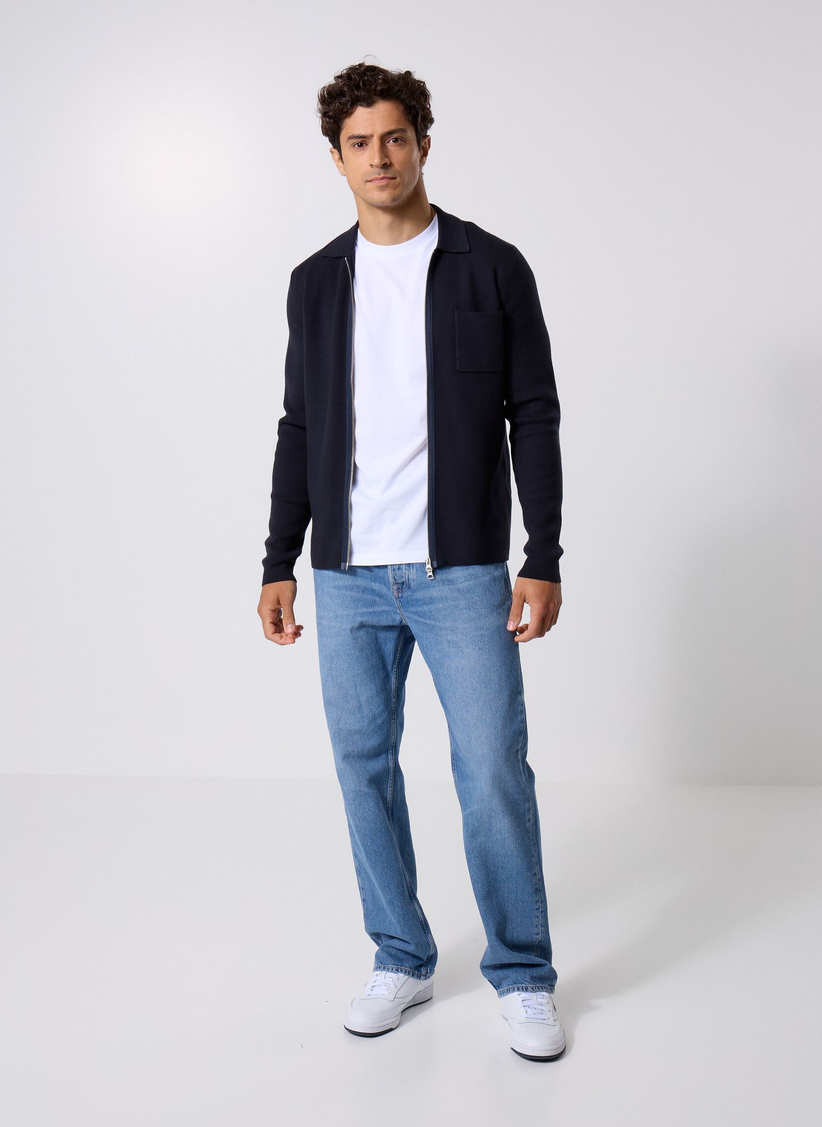 Gilets Guna X Zip 10490 homme bleu Samsoe Samsoe Gilets Guna X Zip 10490 homme bleu SKY CAPTAIN