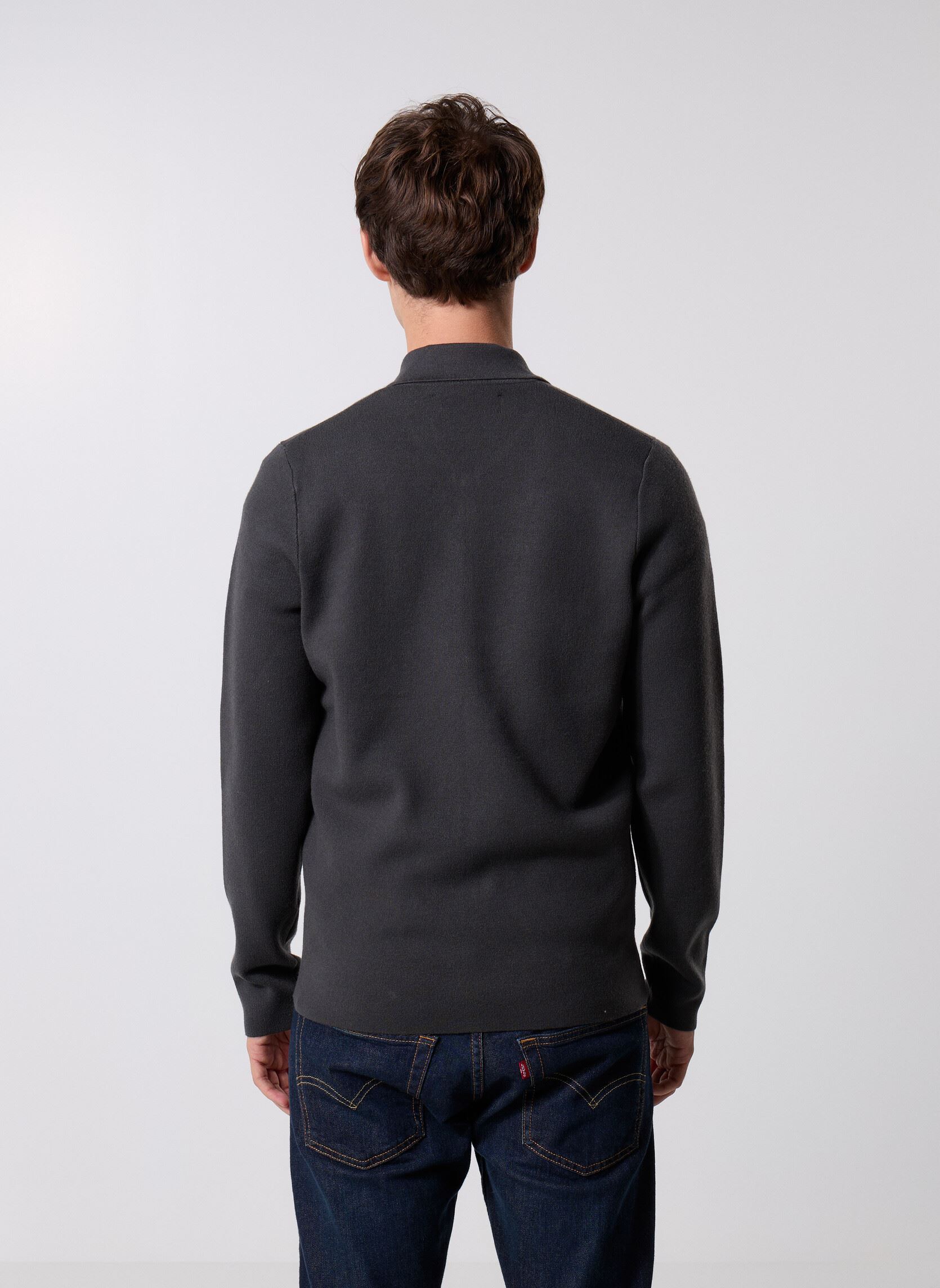 Vesten Guna X Zip 10490 heren zwart Samsoe Samsoe Vesten Guna X Zip 10490 heren zwart Black Oyster