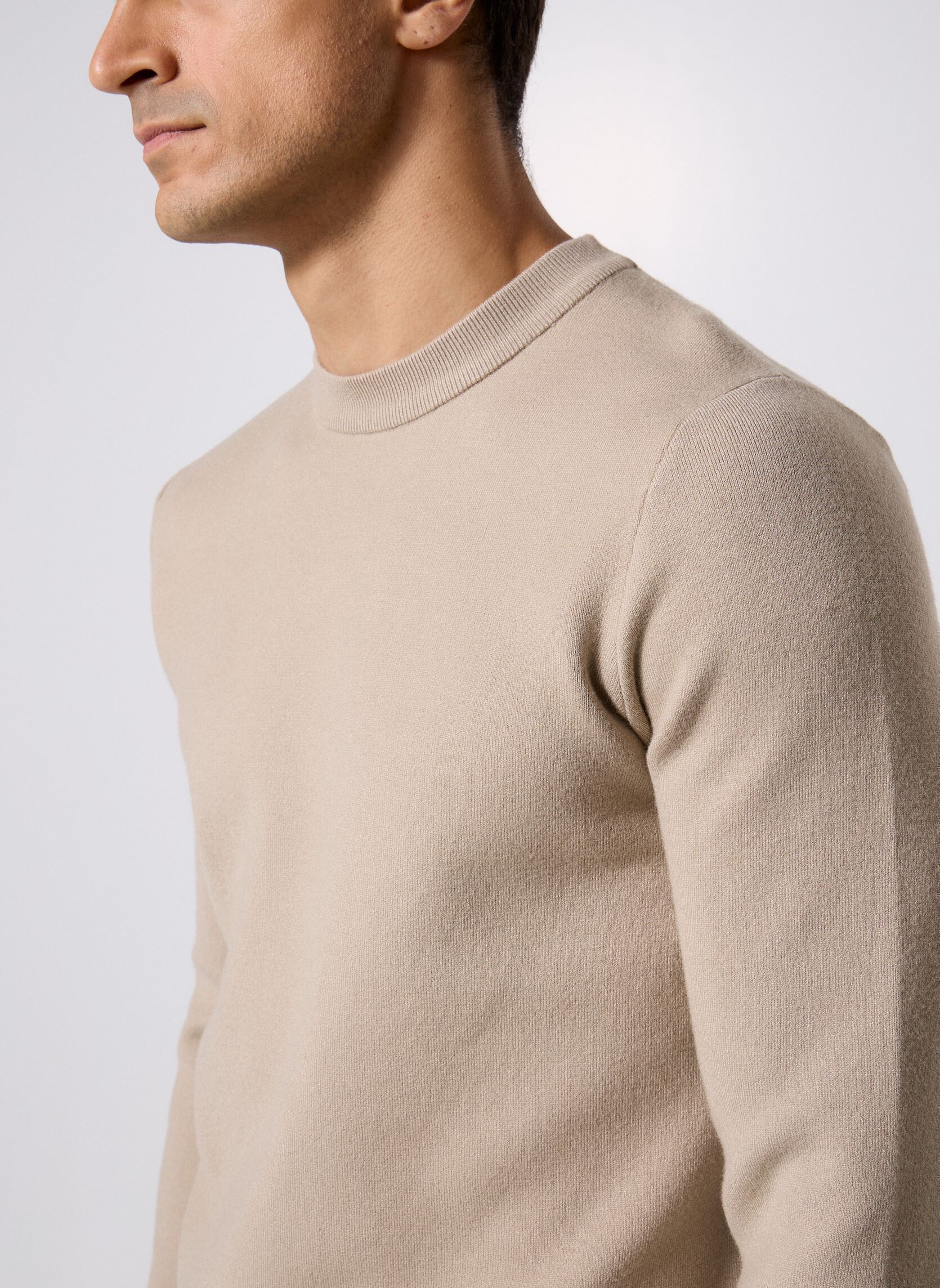 Pulls Gunan Crew Neck 10490 homme beige Samsoe Samsoe Pulls Gunan Crew Neck 10490 homme beige PURE CASHMERE