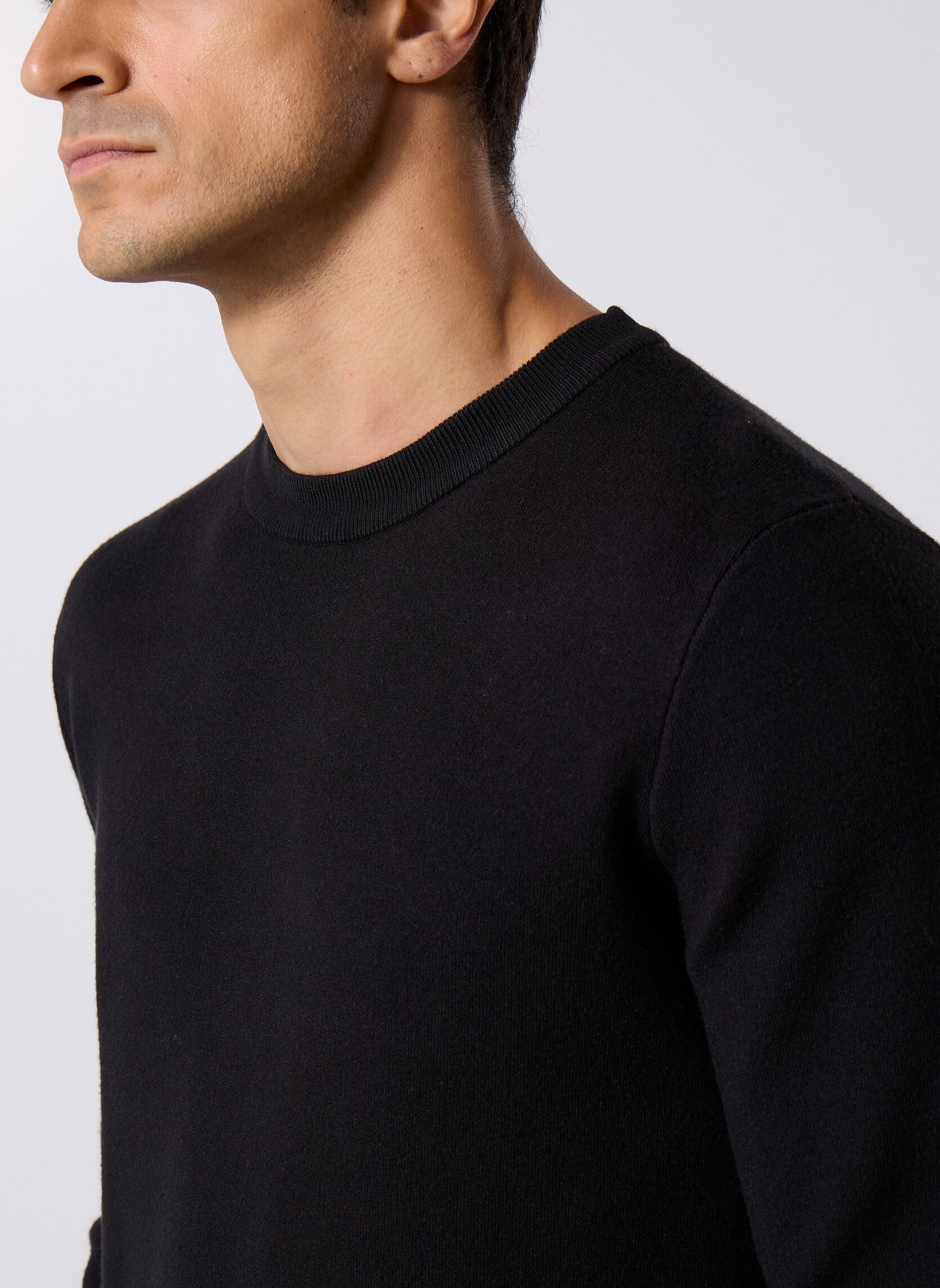 Pulls Gunan Crew Neck 10490 homme noir Samsoe Samsoe Pulls Gunan Crew Neck 10490 homme noir BLACK