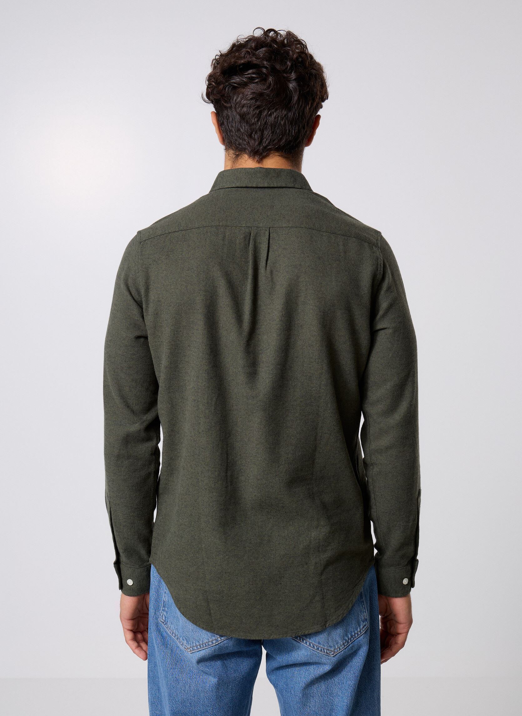 Hemden Liam Bx Shirt 14039 heren groen Samsoe Samsoe Hemden Liam Bx Shirt 14039 heren groen Climbing ivy