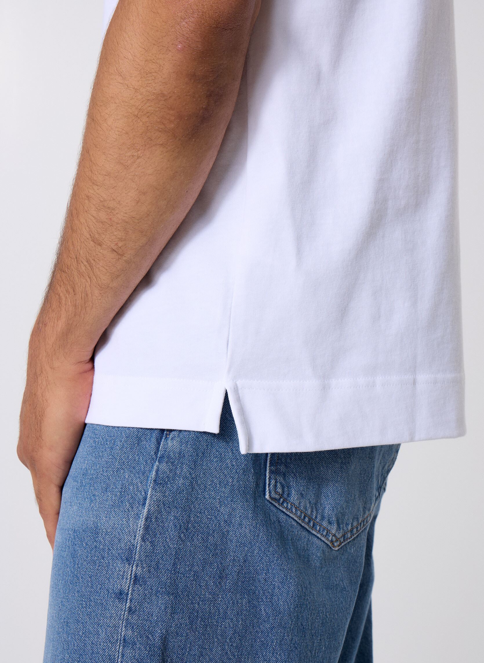 Tee-shirts manches courtes Joel T-Shirt 11415 homme blanc Samsoe Samsoe Tee-shirts manches courtes Joel T-Shirt 11415 homme blanc White