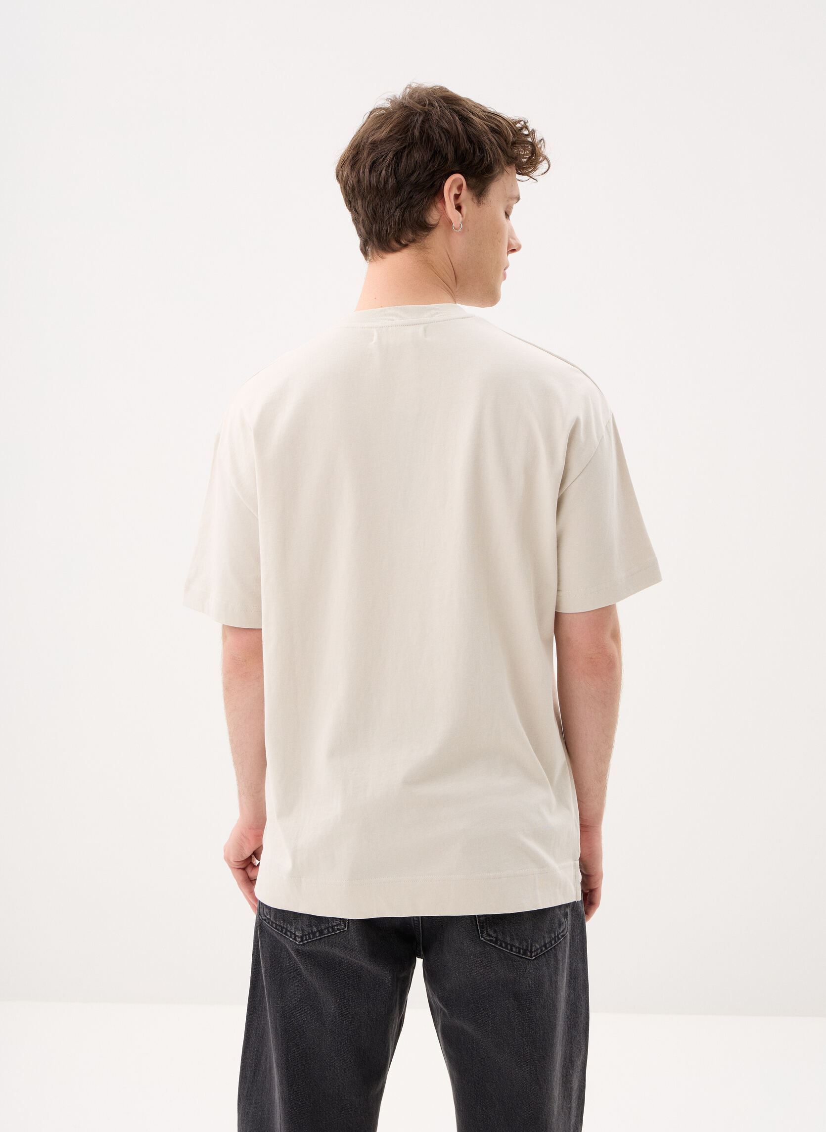 Kurzarm-T-Shirts Joel T-Shirt 11415 herren weiß Samsoe Samsoe Kurzarm-T-Shirts Joel T-Shirt 11415 herren weiß Moonstruck