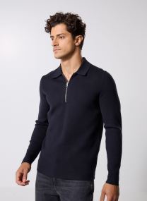 Kurzarm-Poloshirts Guna Half Zip 10490 herren braun