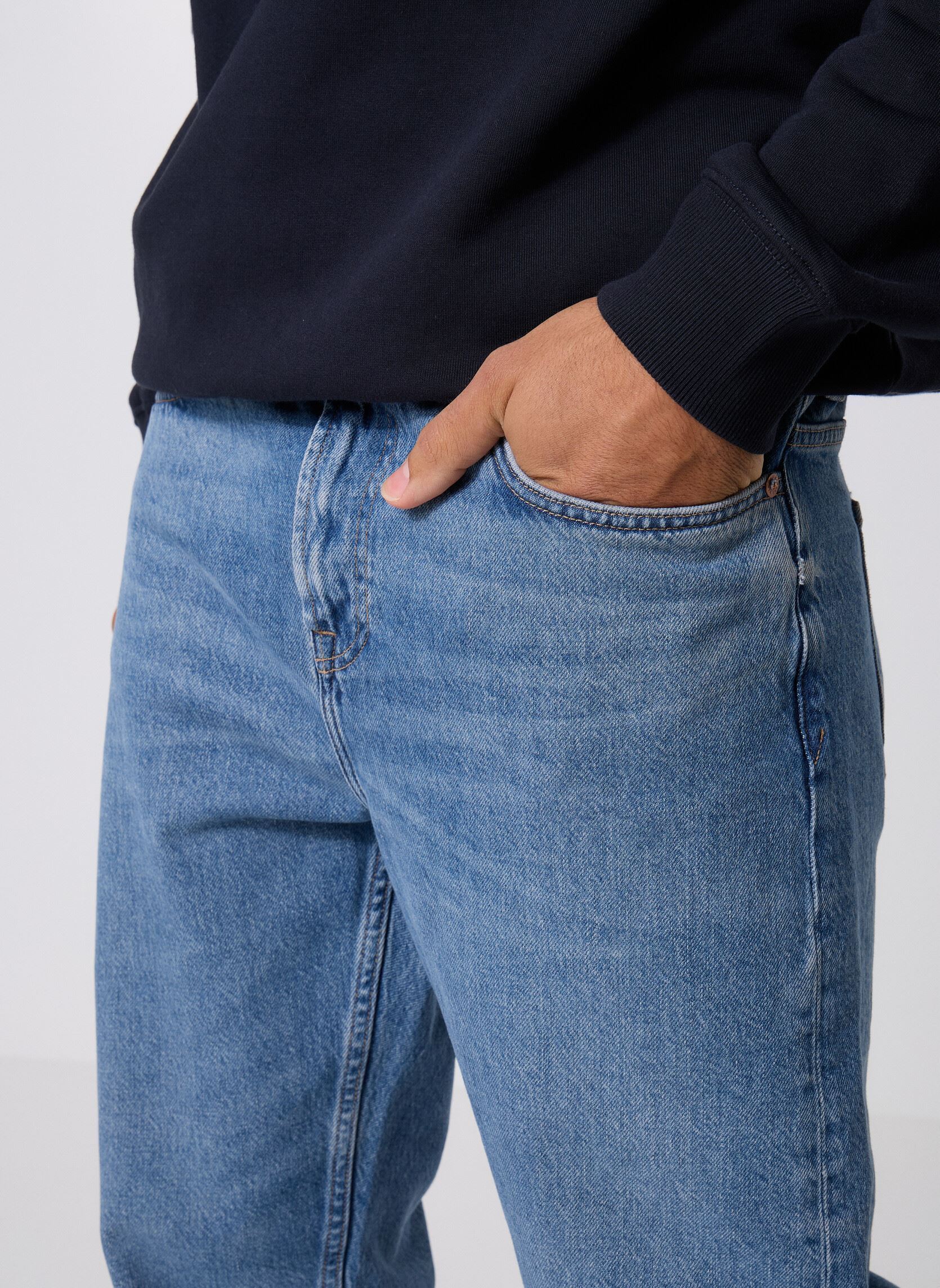 Jeans droit Cosmo Jeans 15060 homme bleu Samsoe Samsoe Jeans droit Cosmo Jeans 15060 homme bleu Blue moon