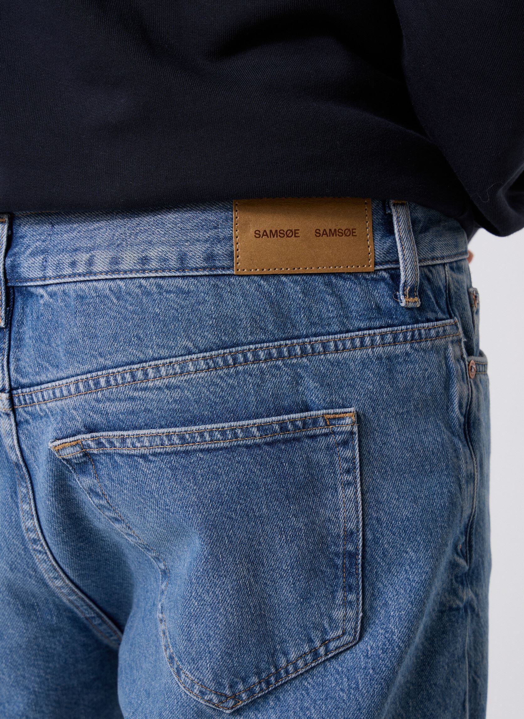 Jeans droit Cosmo Jeans 15060 homme bleu Samsoe Samsoe Jeans droit Cosmo Jeans 15060 homme bleu Blue moon