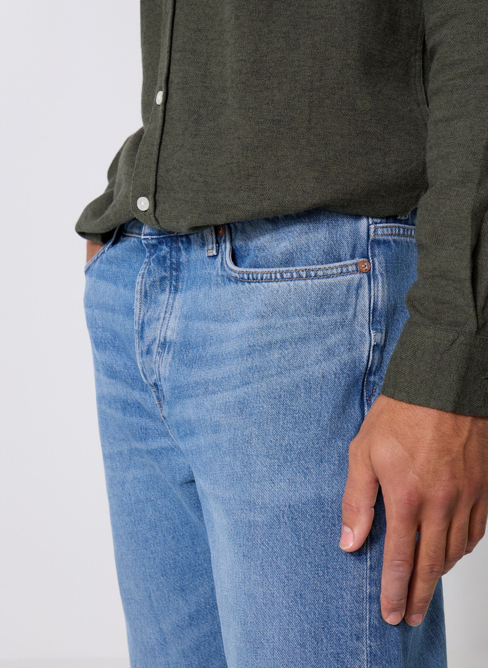 Jeans slim et skinny Eddie Jeans 15060 homme bleu Samsoe Samsoe Jeans slim et skinny Eddie Jeans 15060 homme bleu Blue moon