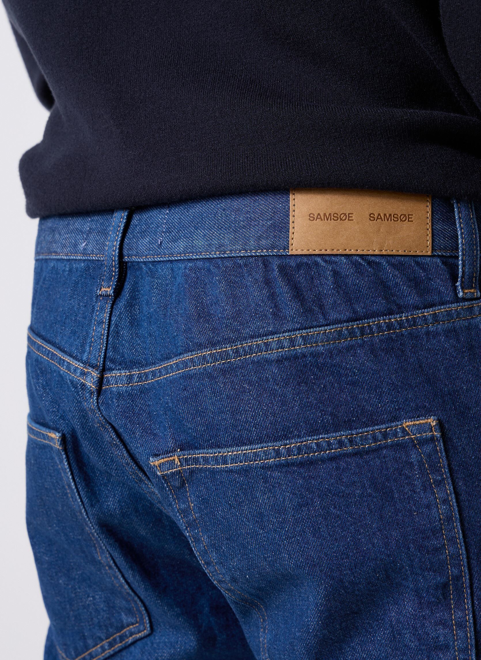 Jeans slim et skinny Sataylor Jeans 15060 homme bleu Samsoe Samsoe Jeans slim et skinny Sataylor Jeans 15060 homme bleu Dark Moon