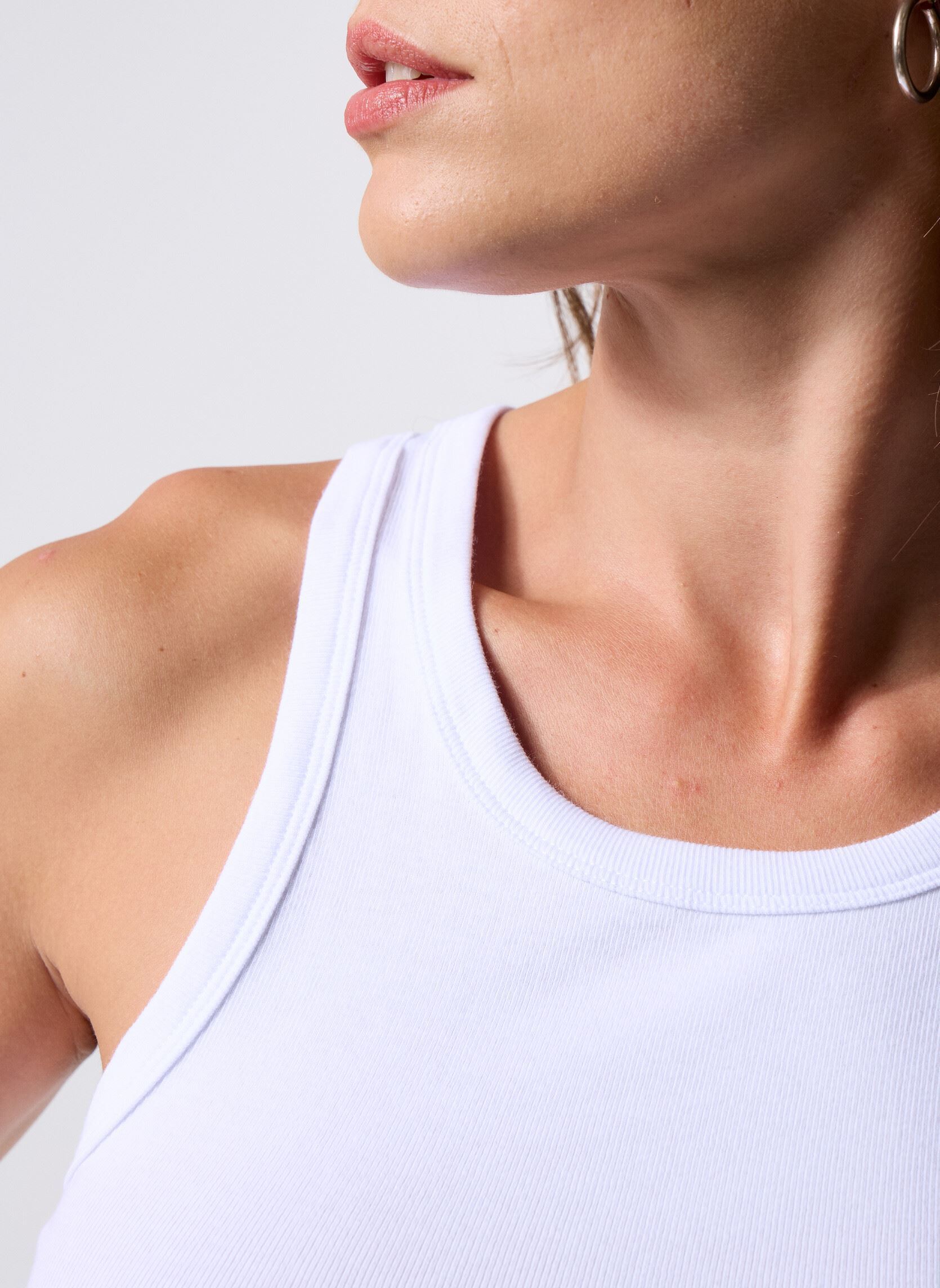 Tanktops Alexo Tank 7542 damen weiß Samsoe Samsoe Tanktops Alexo Tank 7542 damen weiß White