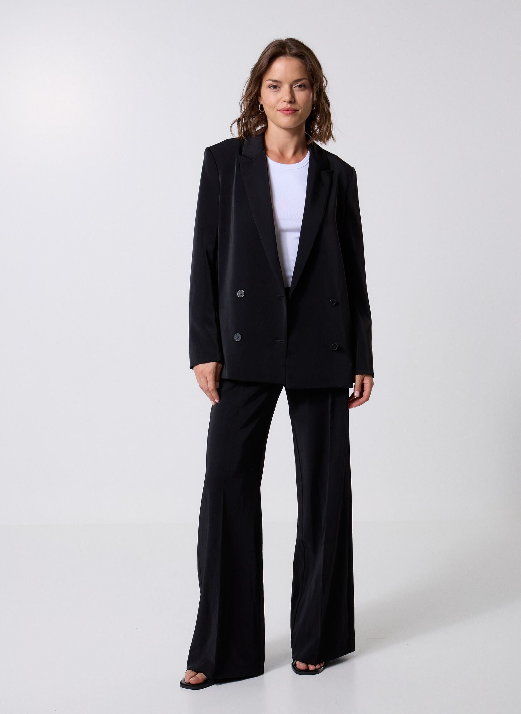 Pantalones rectos Collot Trousers 7331 mujer negro Samsoe Samsoe Pantalones rectos Collot Trousers 7331 mujer negro BLACK