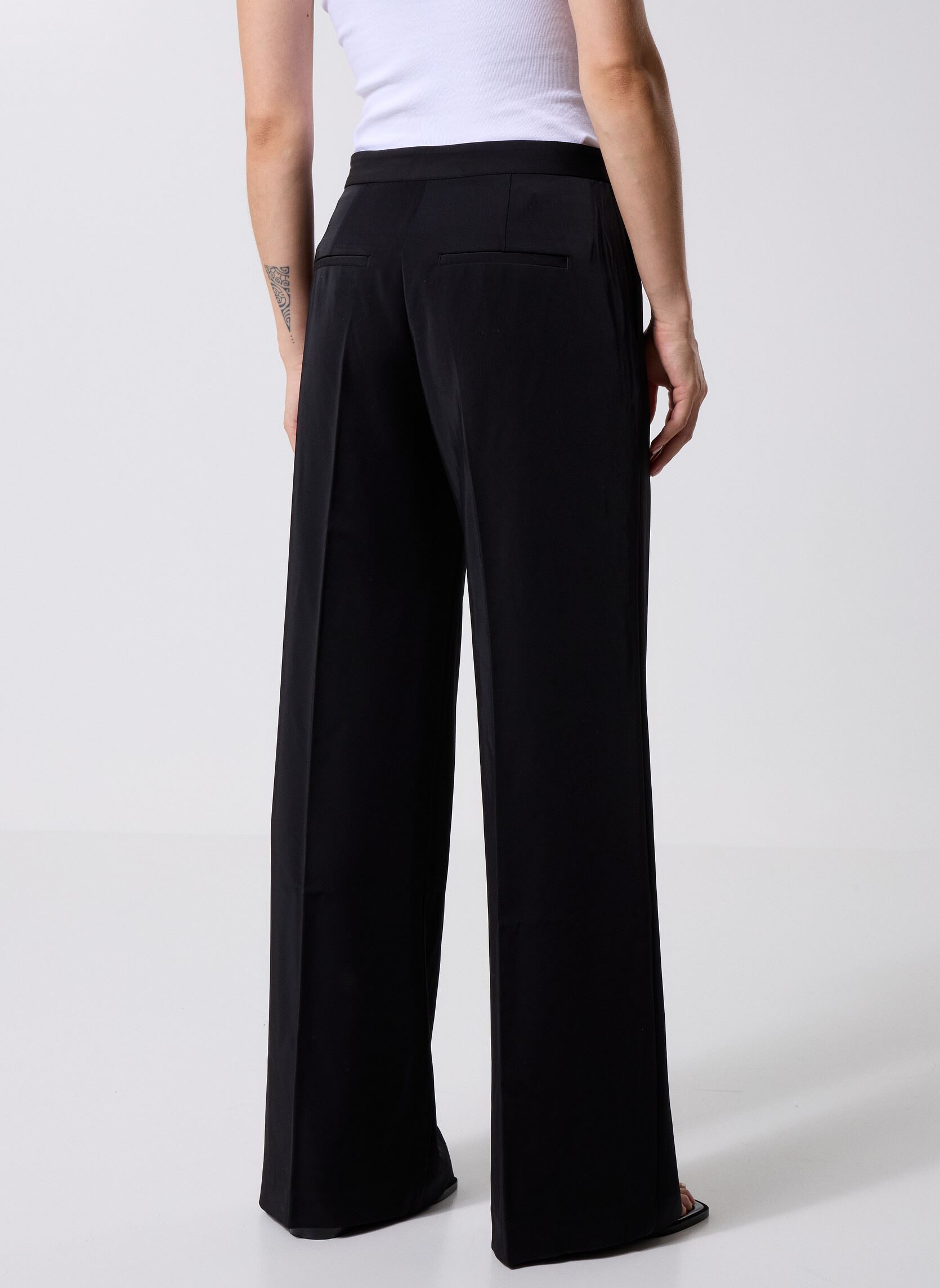 Pantalones rectos Collot Trousers 7331 mujer negro Samsoe Samsoe Pantalones rectos Collot Trousers 7331 mujer negro BLACK