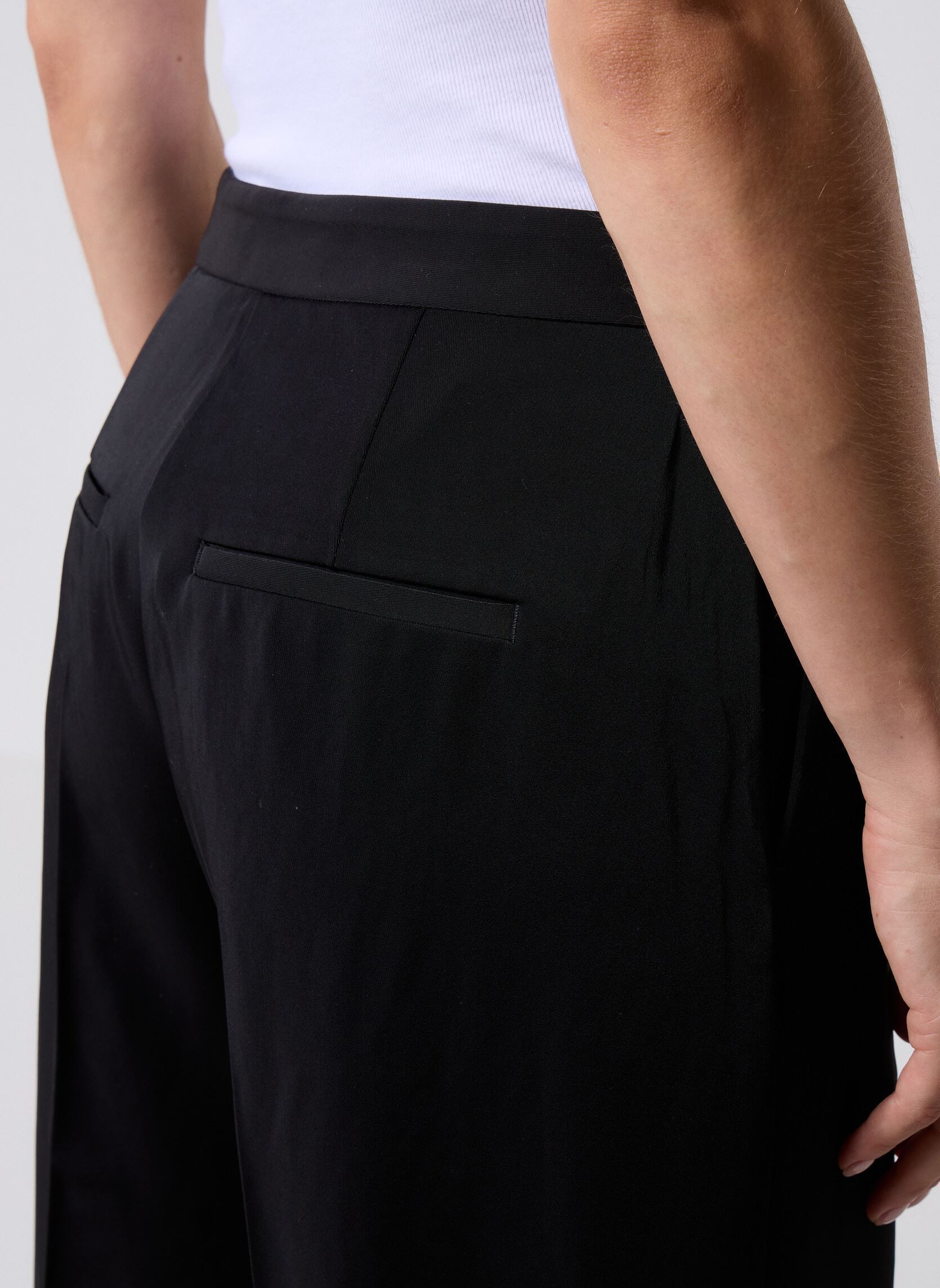 Pantalones rectos Collot Trousers 7331 mujer negro Samsoe Samsoe Pantalones rectos Collot Trousers 7331 mujer negro BLACK