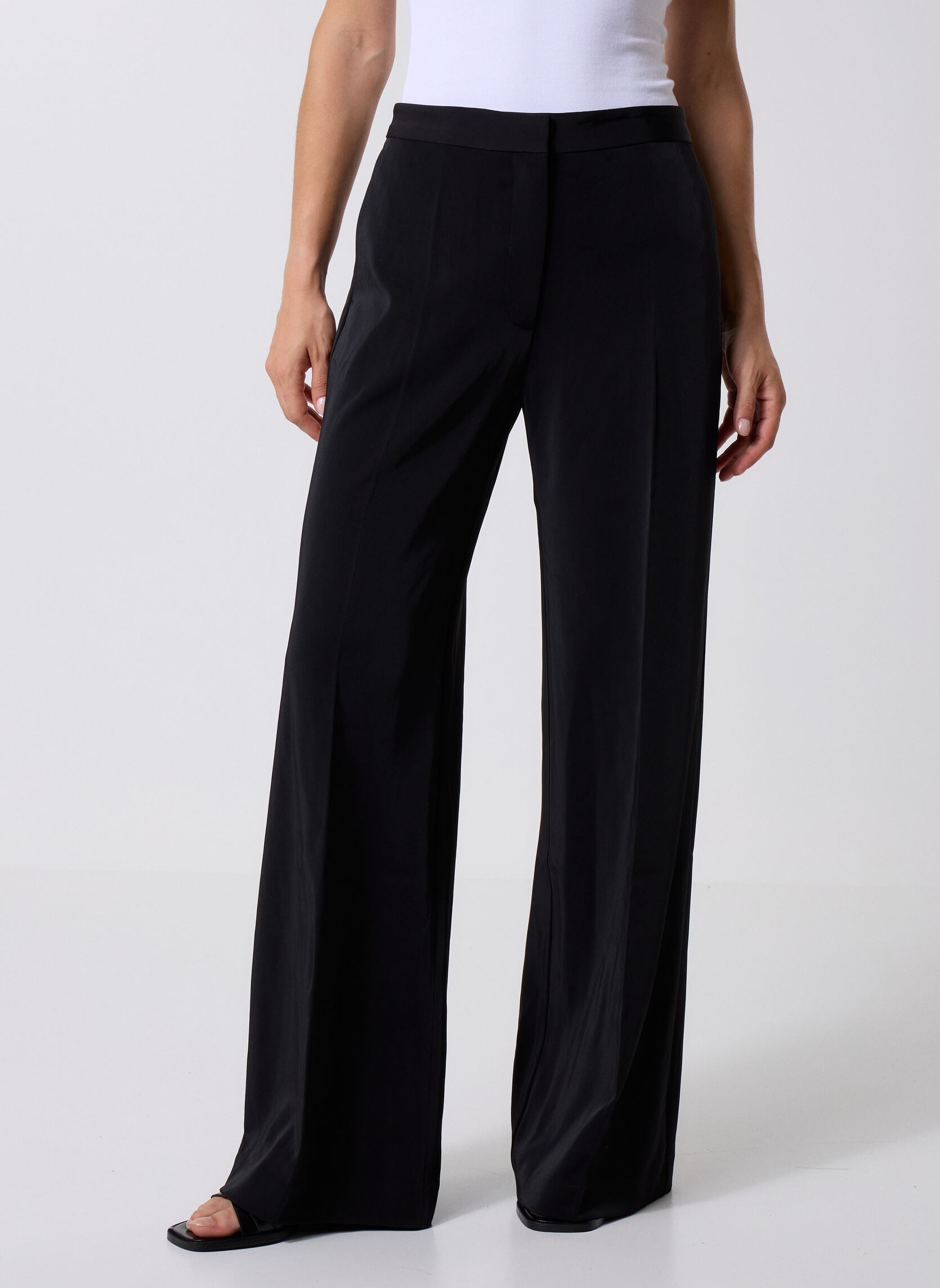 Pantalones rectos Collot Trousers 7331 mujer negro Samsoe Samsoe Pantalones rectos Collot Trousers 7331 mujer negro BLACK