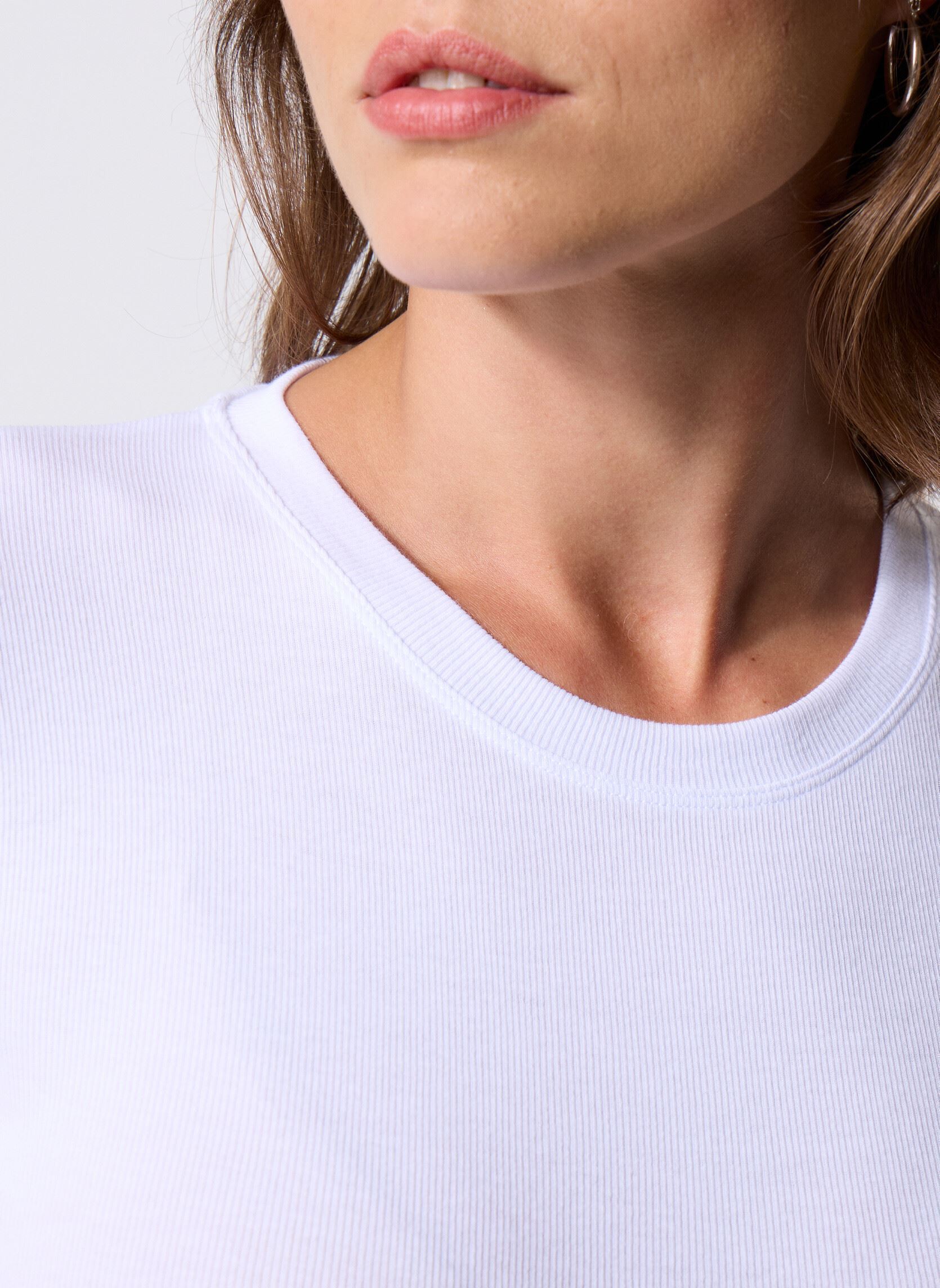 Langarm-T-Shirts Alexa Ls 7542 damen weiß Samsoe Samsoe Langarm-T-Shirts Alexa Ls 7542 damen weiß WHITE