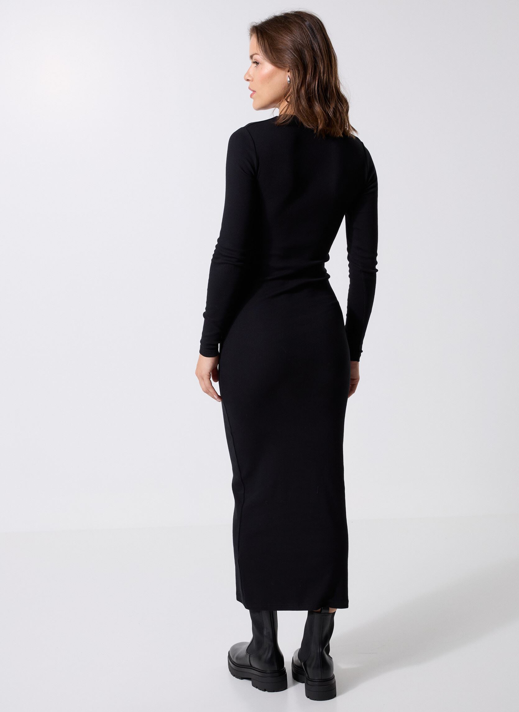 Vestidos largos Saalexa Midi Dress 7542 mujer negro Samsoe Samsoe Vestidos largos Saalexa Midi Dress 7542 mujer negro Black