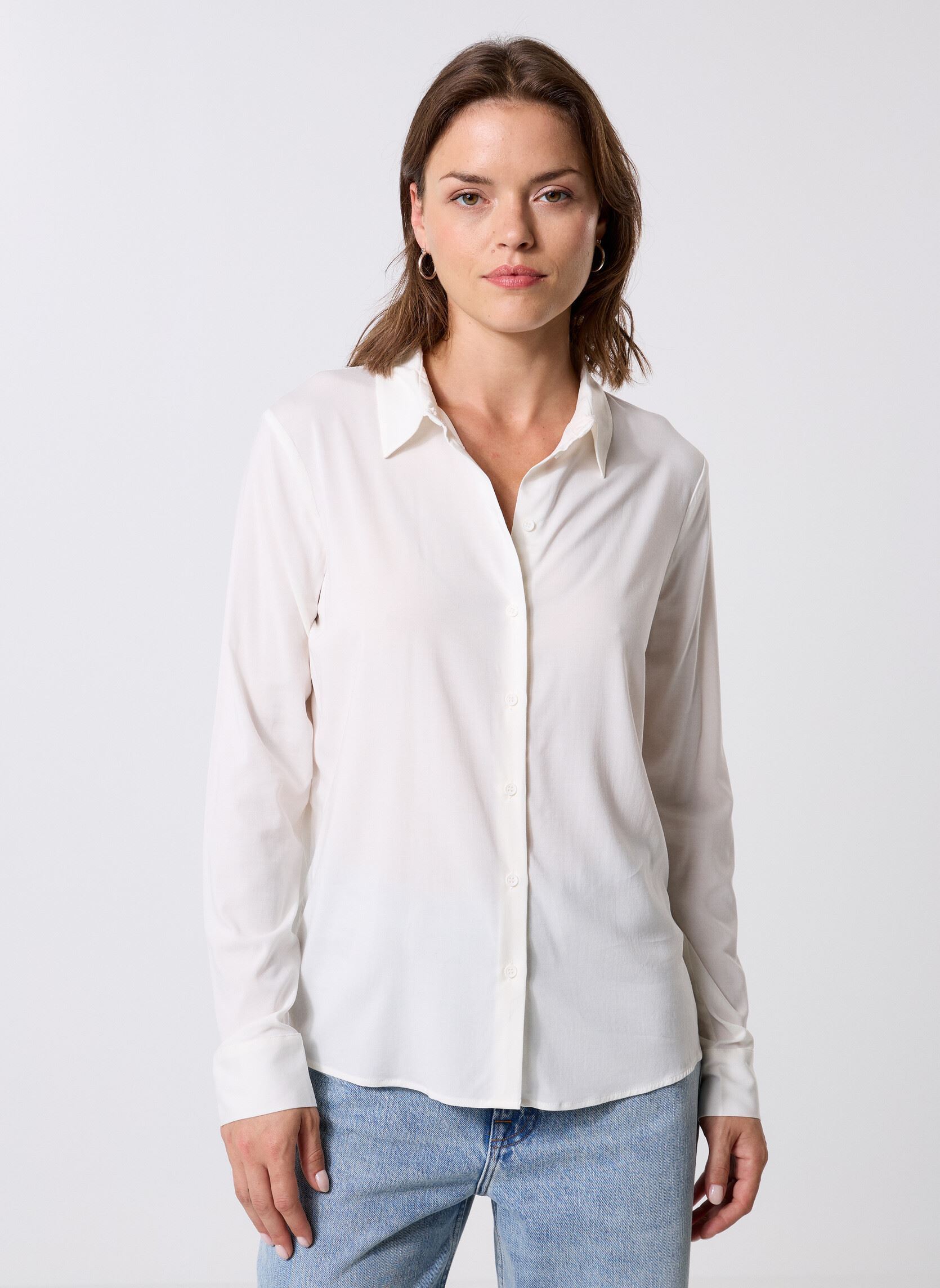 Camisas de manga larga Milly Np Shirt 9942 mujer blanco Samsoe Samsoe Camisas de manga larga Milly Np Shirt 9942 mujer blanco CLEAR CREAM