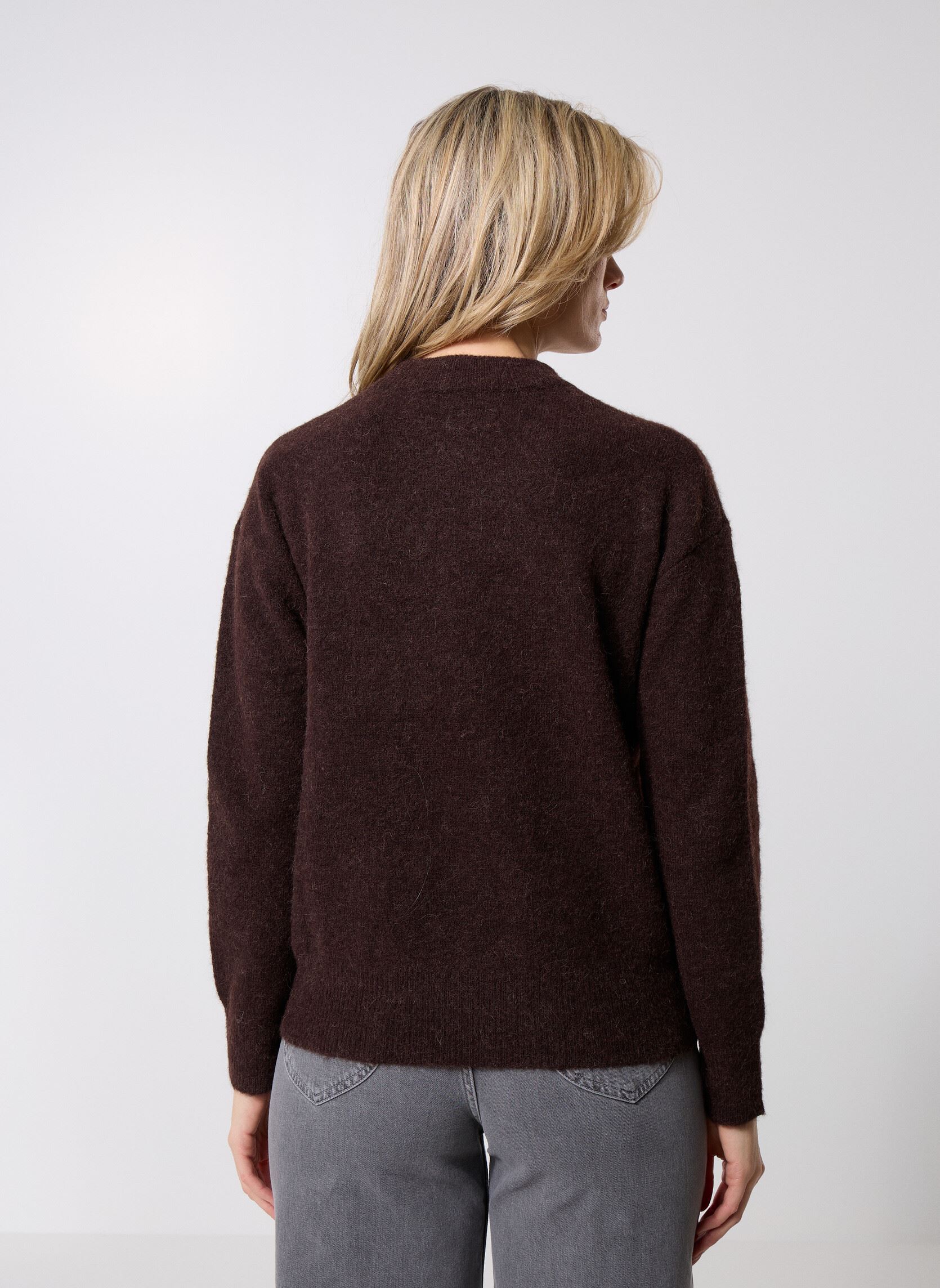 Pullover Anour O-N 7355 damen braun Samsoe Samsoe Pullover Anour O-N 7355 damen braun Black Coffee