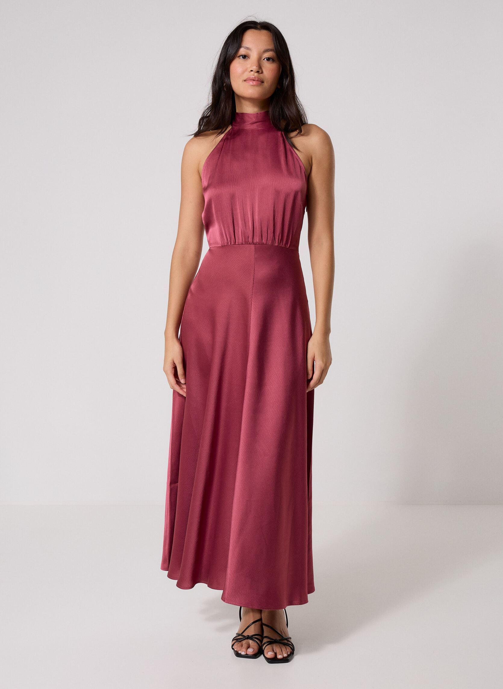 Robes longues Rheo Dress 12959 femme rose Samsoe Samsoe Robes longues Rheo Dress 12959 femme rose DRY ROSE