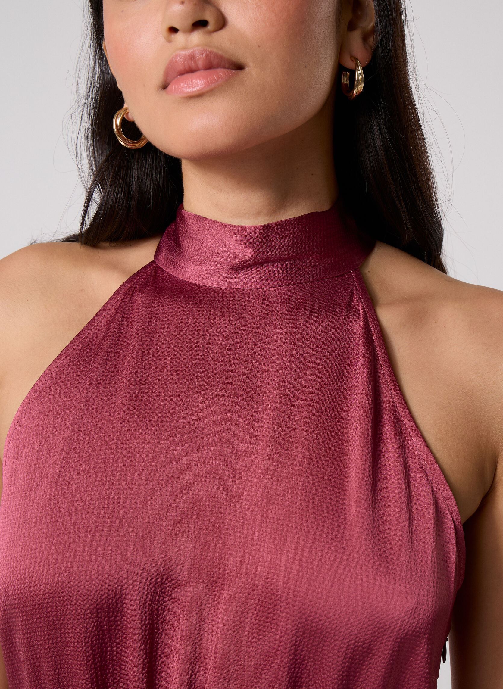Robes longues Rheo Dress 12959 femme rose Samsoe Samsoe Robes longues Rheo Dress 12959 femme rose DRY ROSE