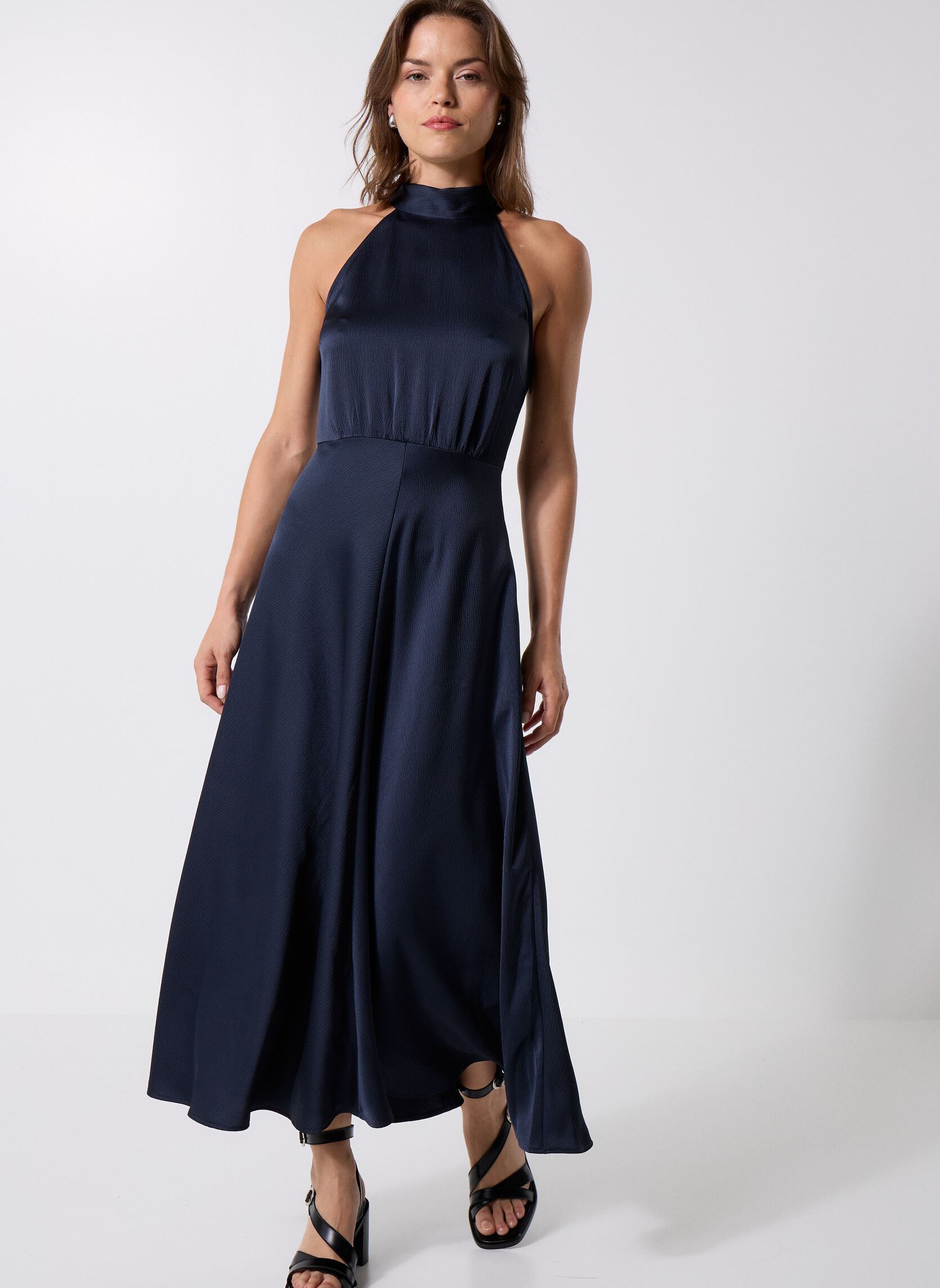Lange Kleider Rheo Dress 12959 damen blau Samsoe Samsoe Lange Kleider Rheo Dress 12959 damen blau Salute